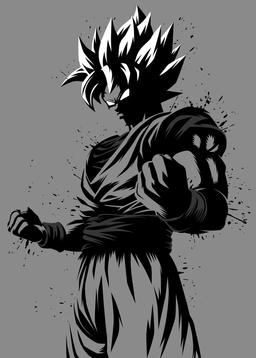 Dragon Ball Z Hd Mobile Black And White Wallpapers