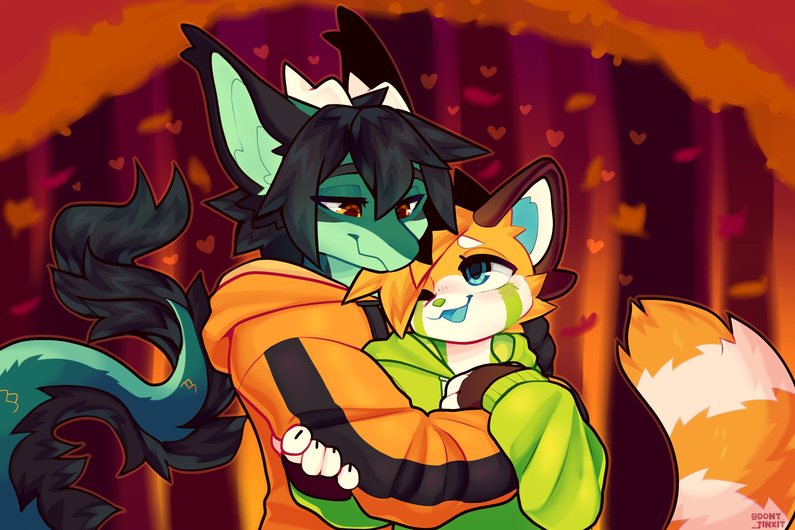 Furry Couple Anime Art Wallpapers