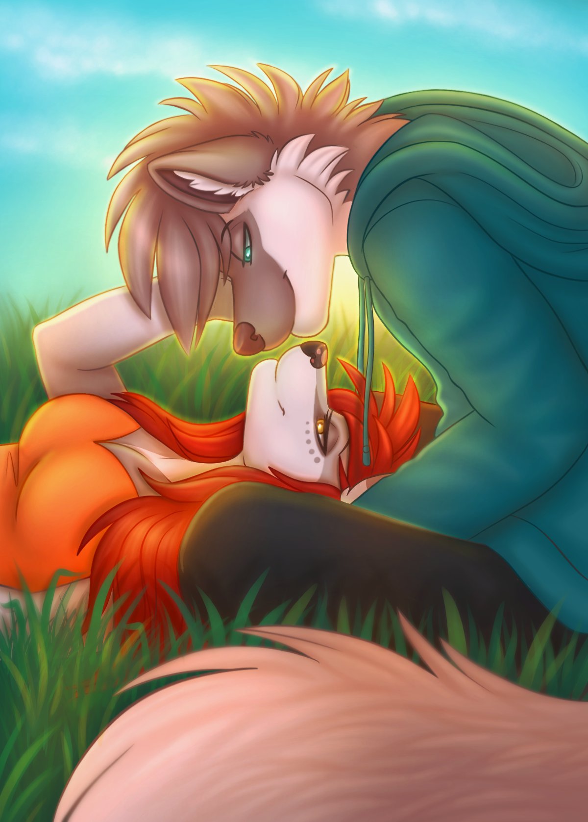 Furry Couple Anime Art Wallpapers