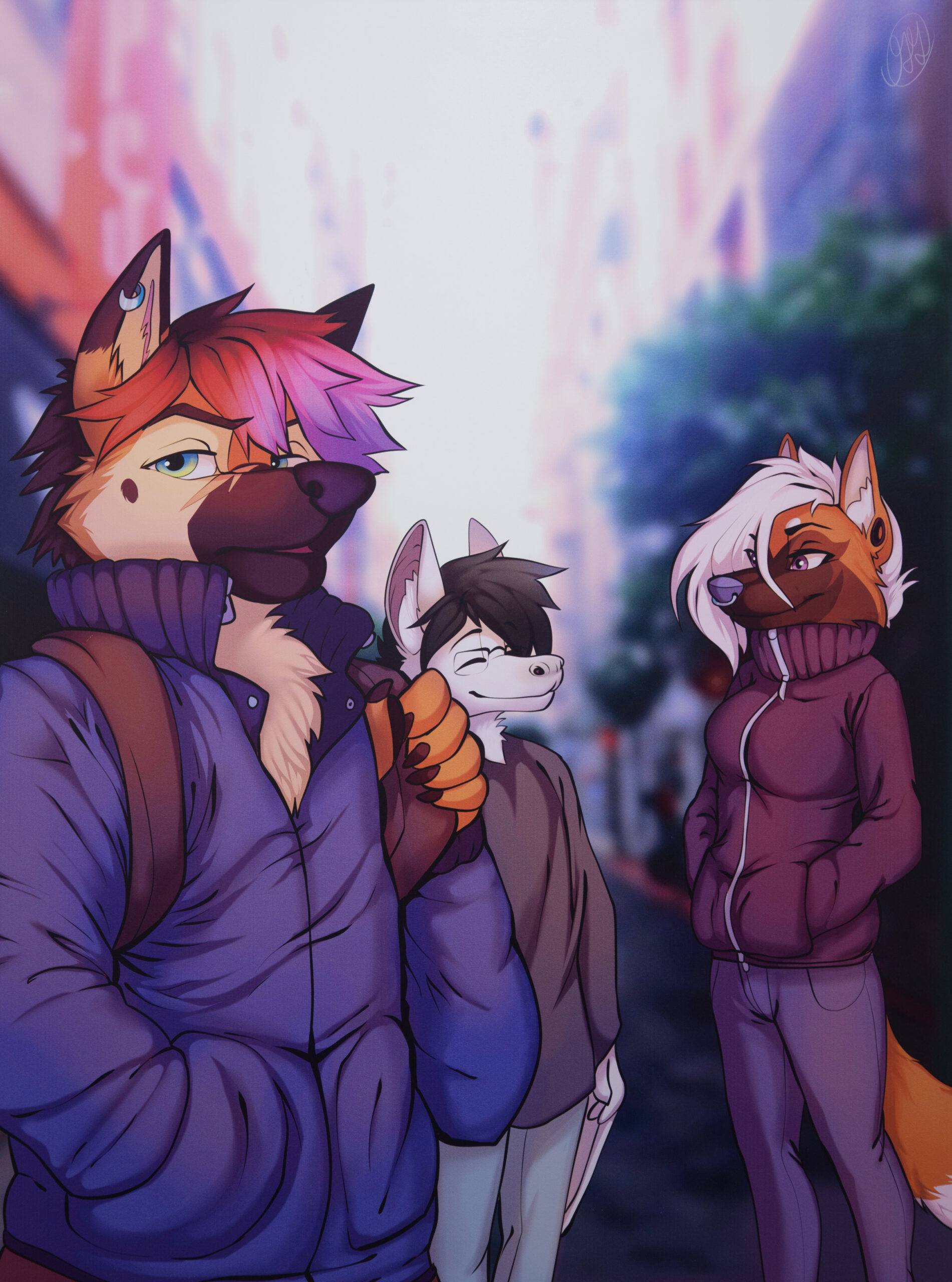 Furry Couple Anime Art Wallpapers