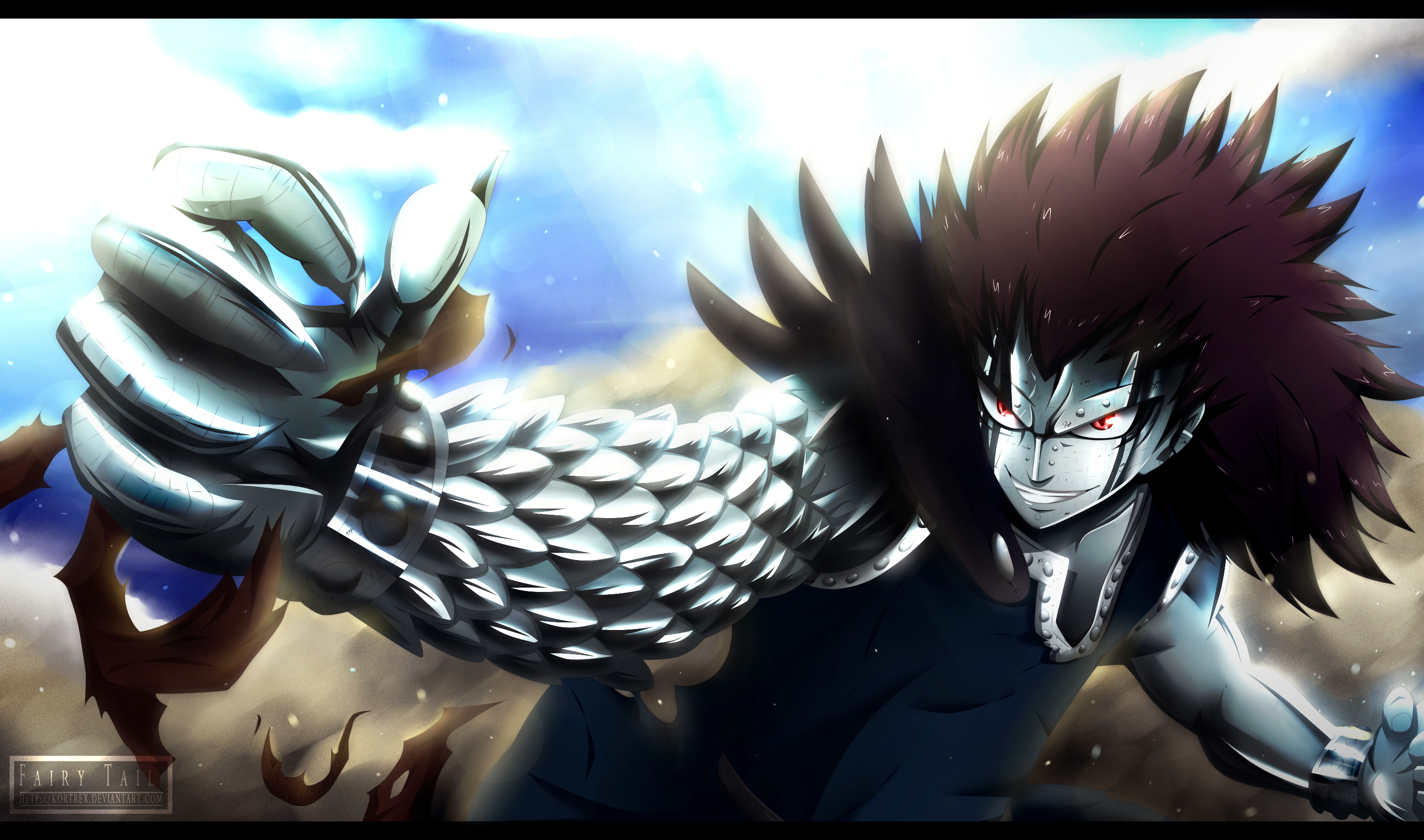 Gajeel Redfox Art Wallpapers