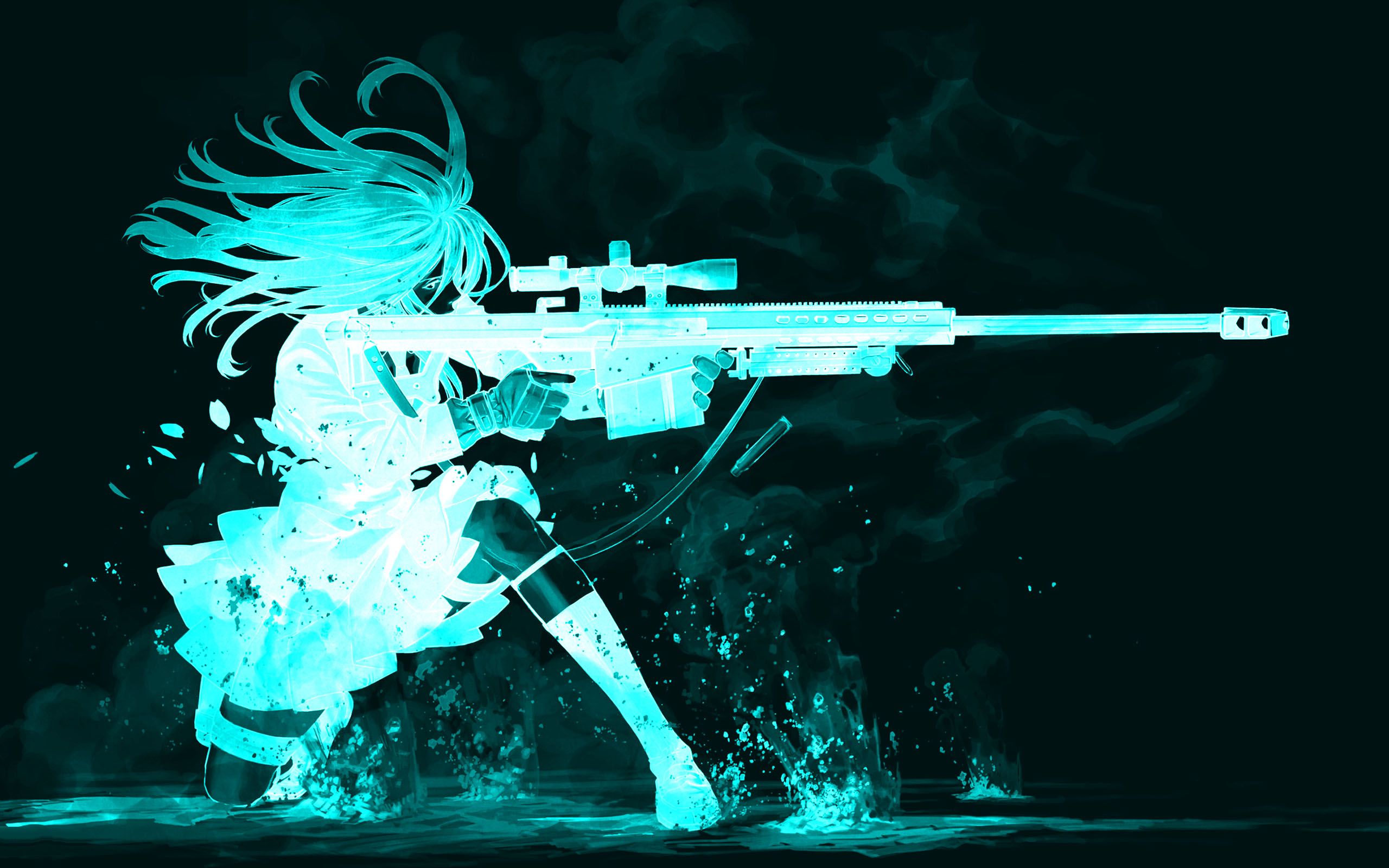 Girl With Gun Anime Wallpapers