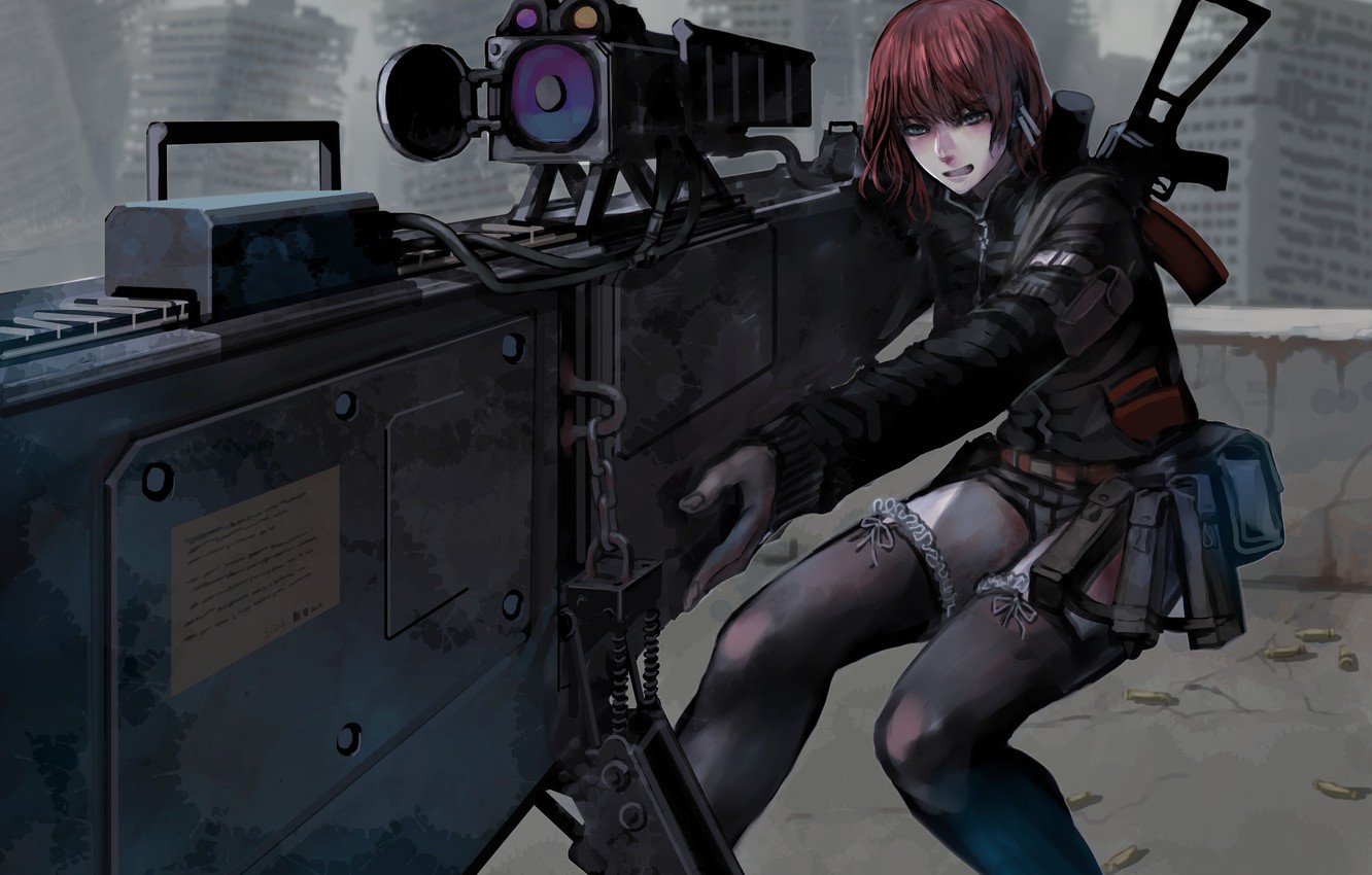 Girl With Gun Anime Wallpapers