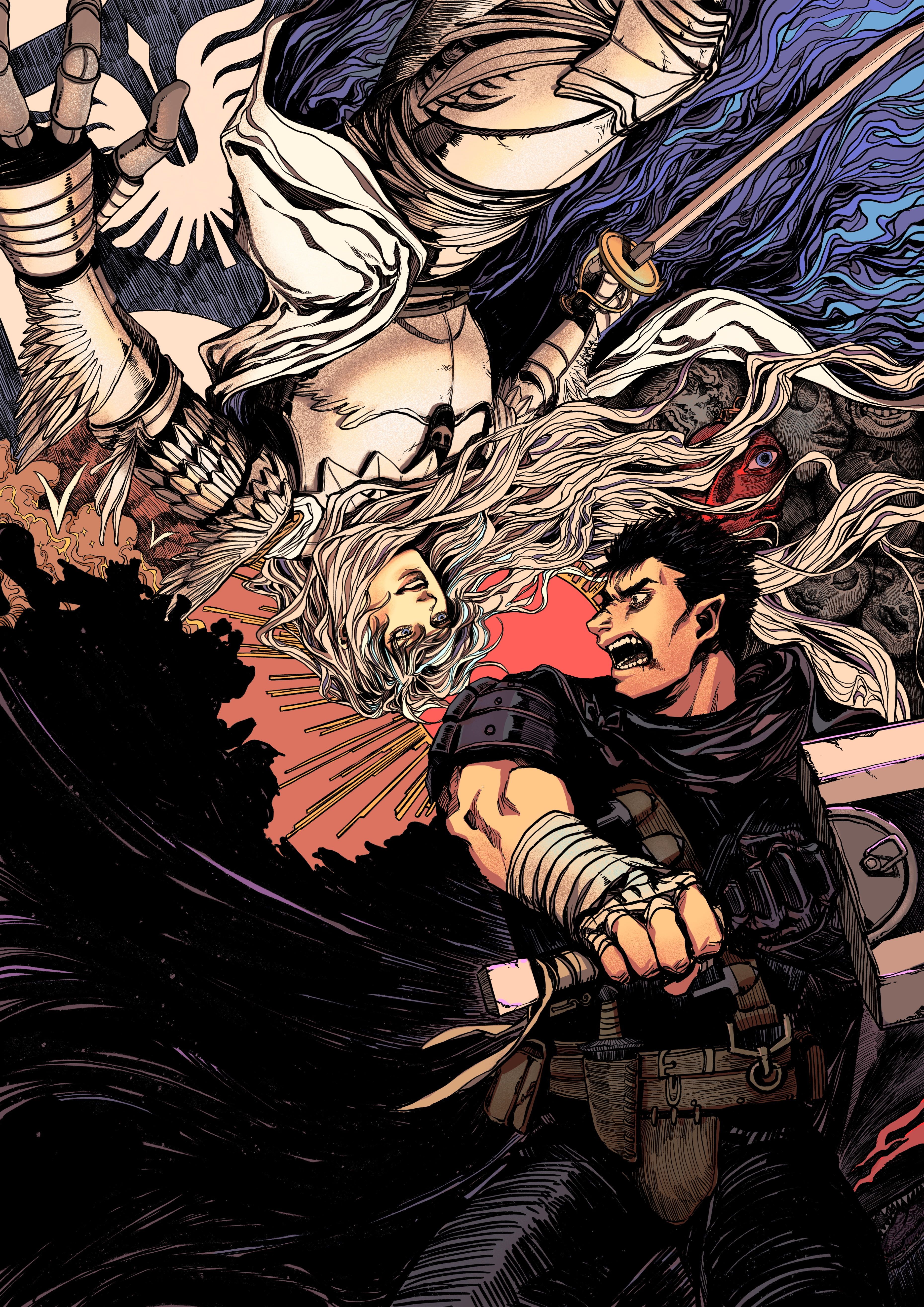 Guts Black Swordsman Art Wallpapers