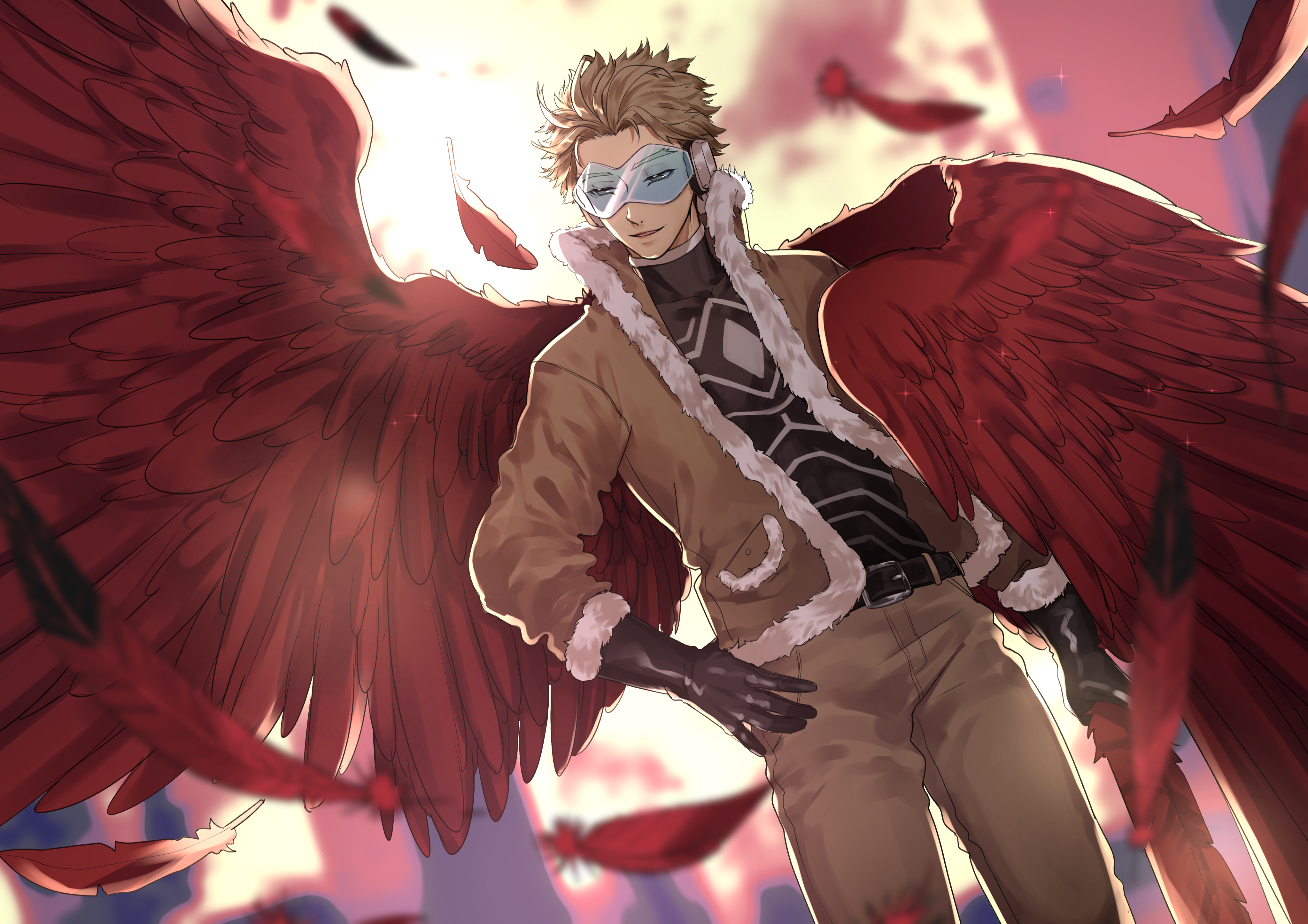 Hawks 4K Boku No Hero Academia Art Wallpapers