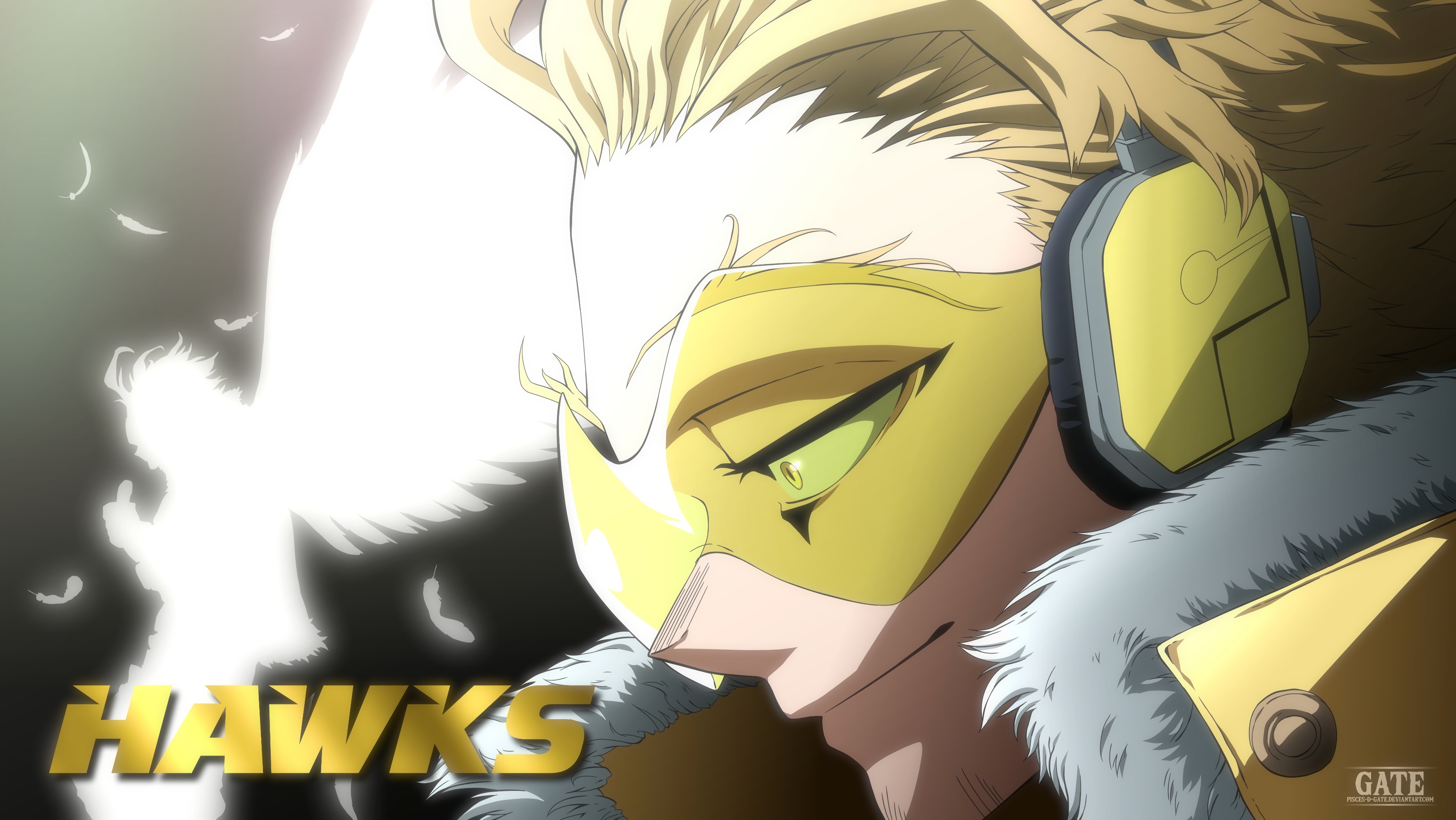 Hawks 4K Boku No Hero Academia Art Wallpapers