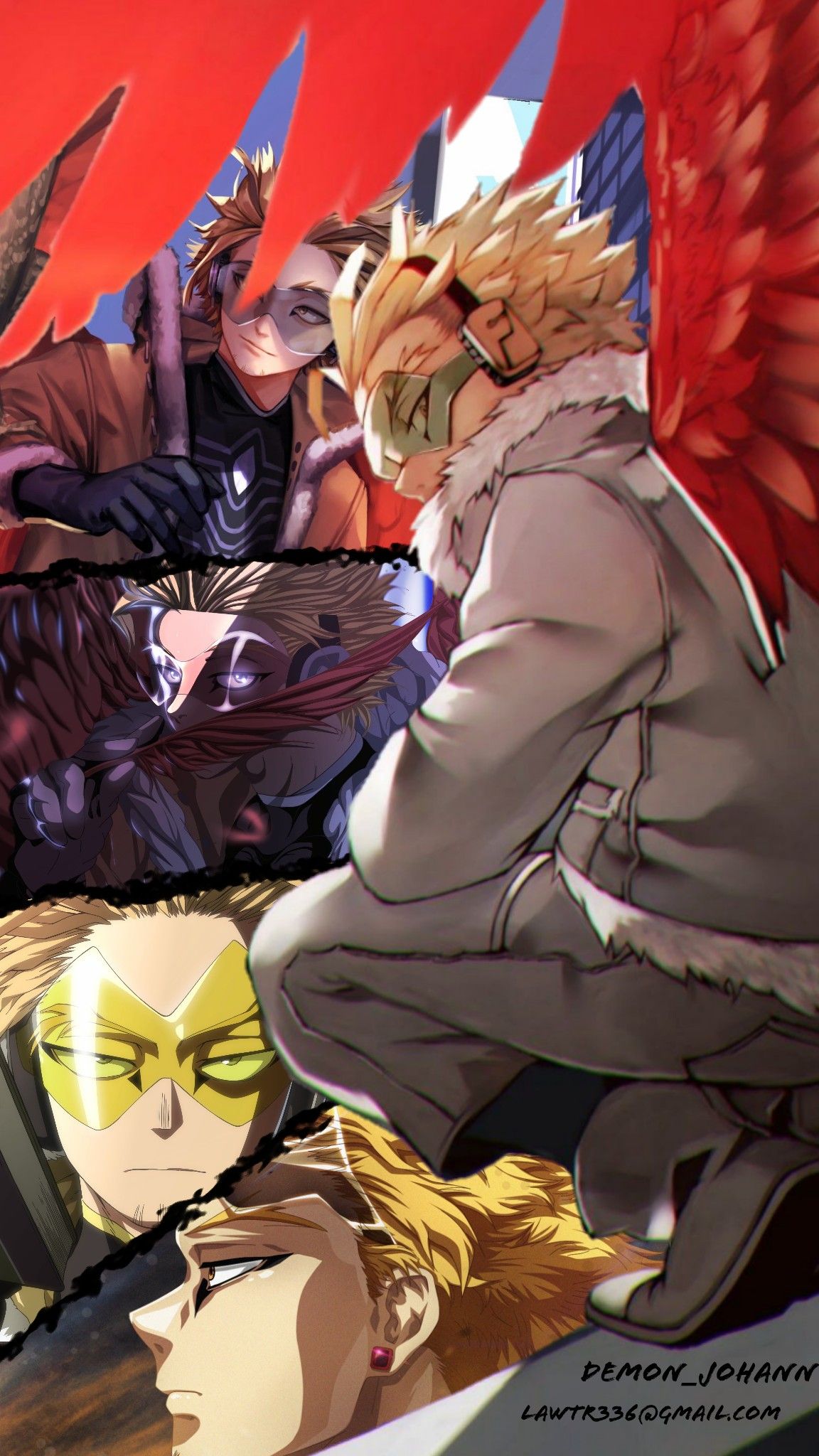 Hawks 4K Boku No Hero Academia Art Wallpapers