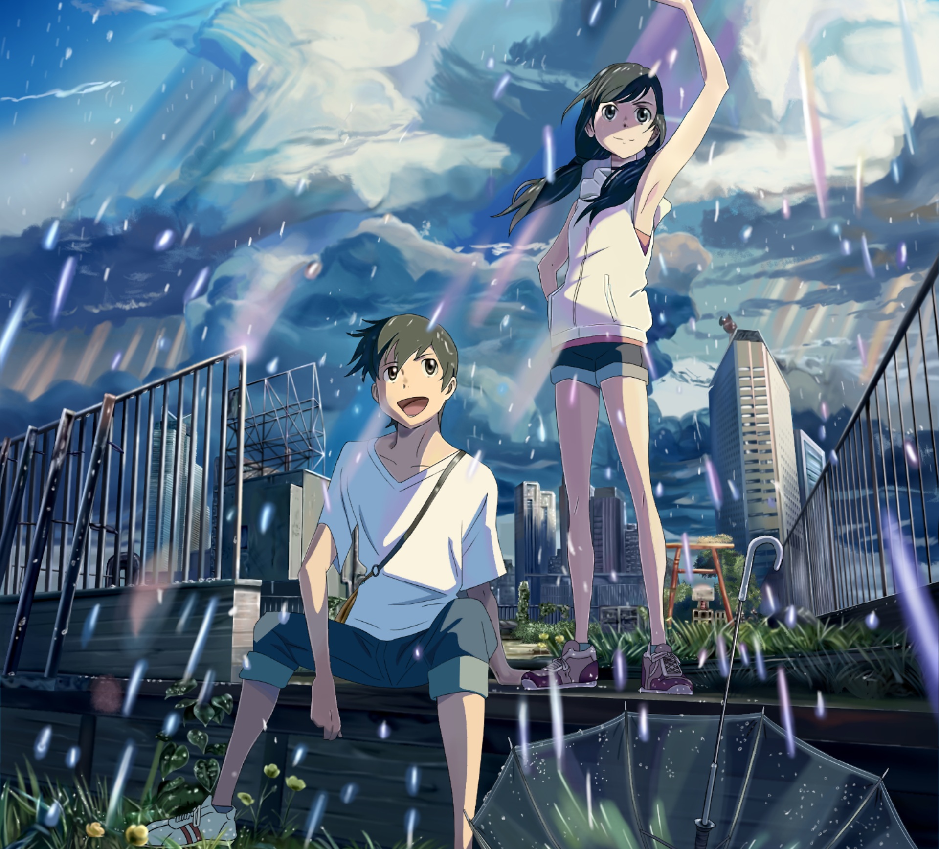 Hina Amano In Rain Wallpapers