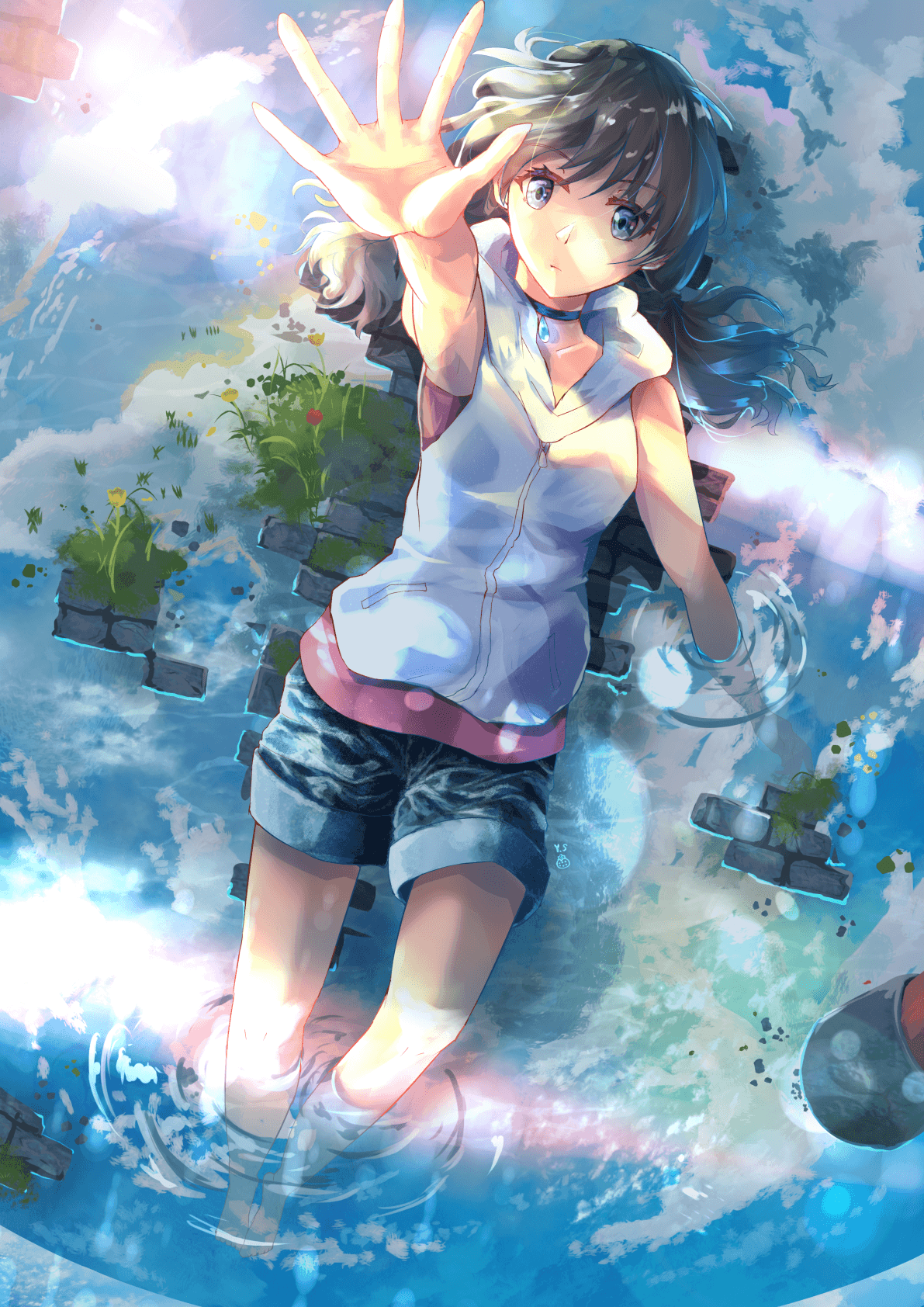 Hina Amano In Rain Wallpapers