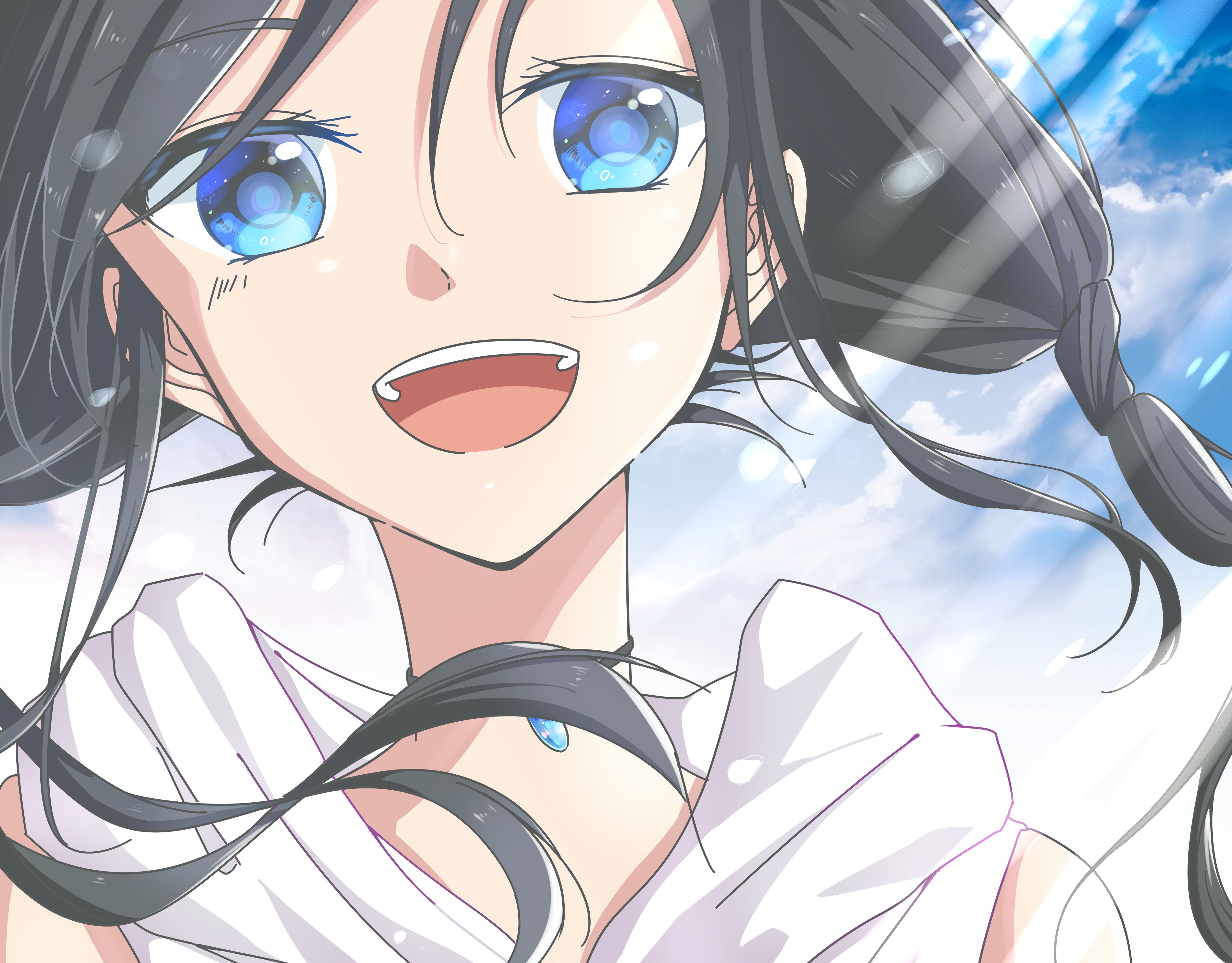 Hina Amano In Rain Wallpapers