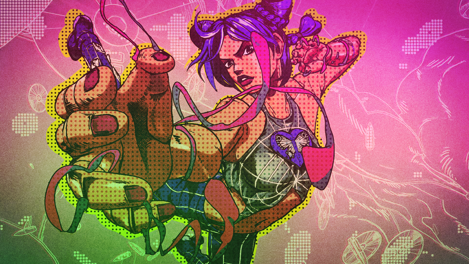 Jolyne Cujoh Hd Jojo'S Bizarre Adventure Wallpapers