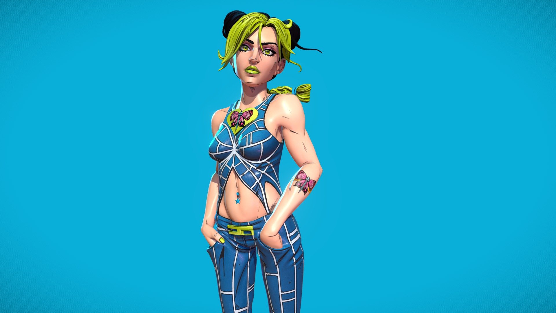 Jolyne Cujoh Hd Jojo'S Bizarre Adventure Wallpapers