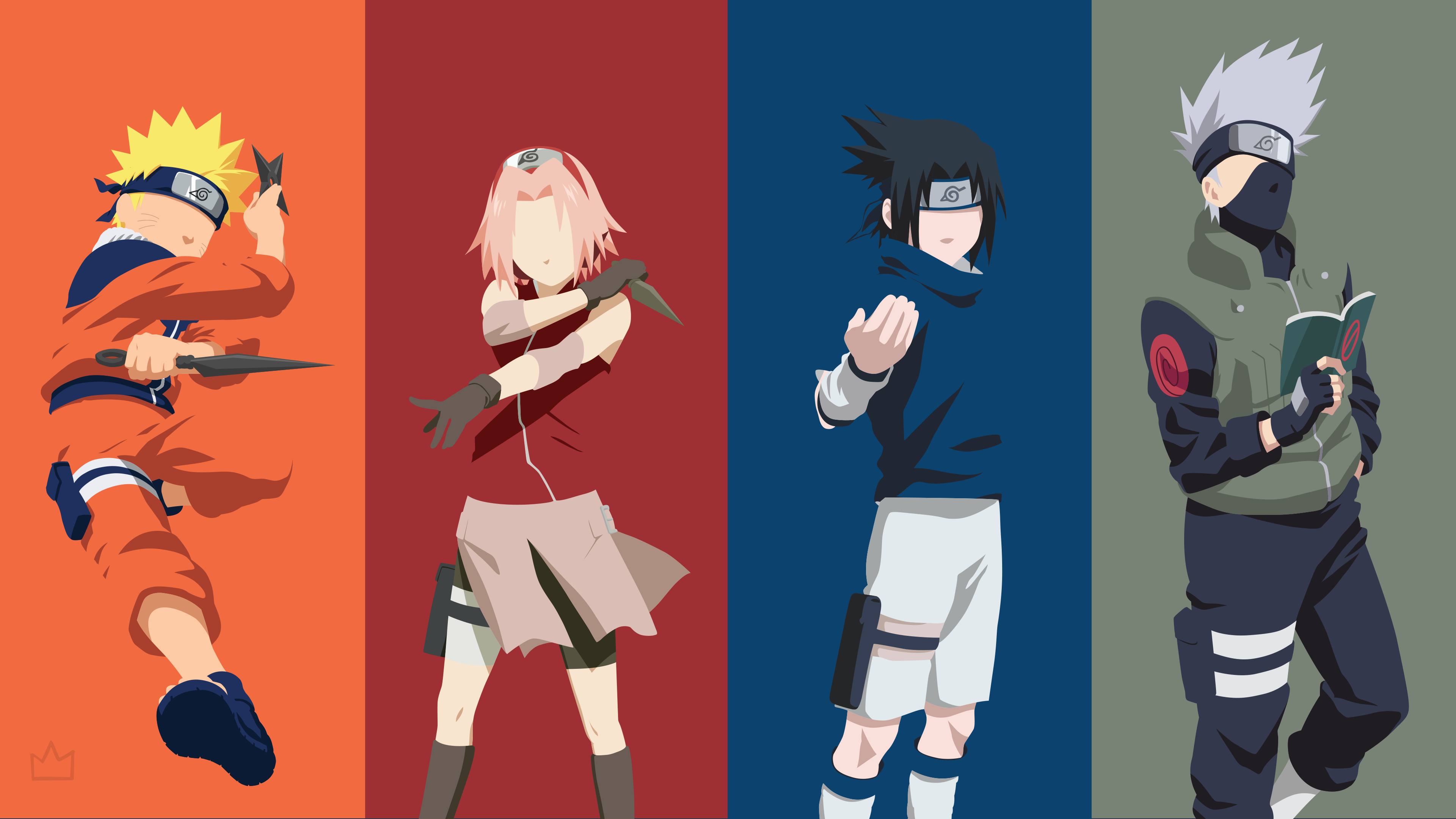 Kakashi Hatake Naruto Uzumaki Sakura Haruno Sasuke Uchiha Wallpapers