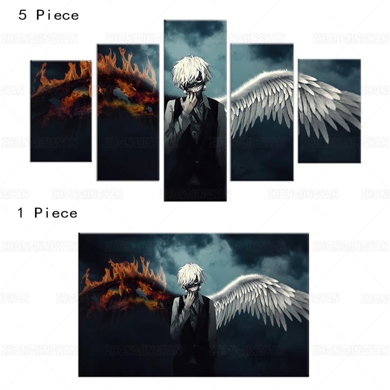 Ken Kaneki Fire Wings Wallpapers