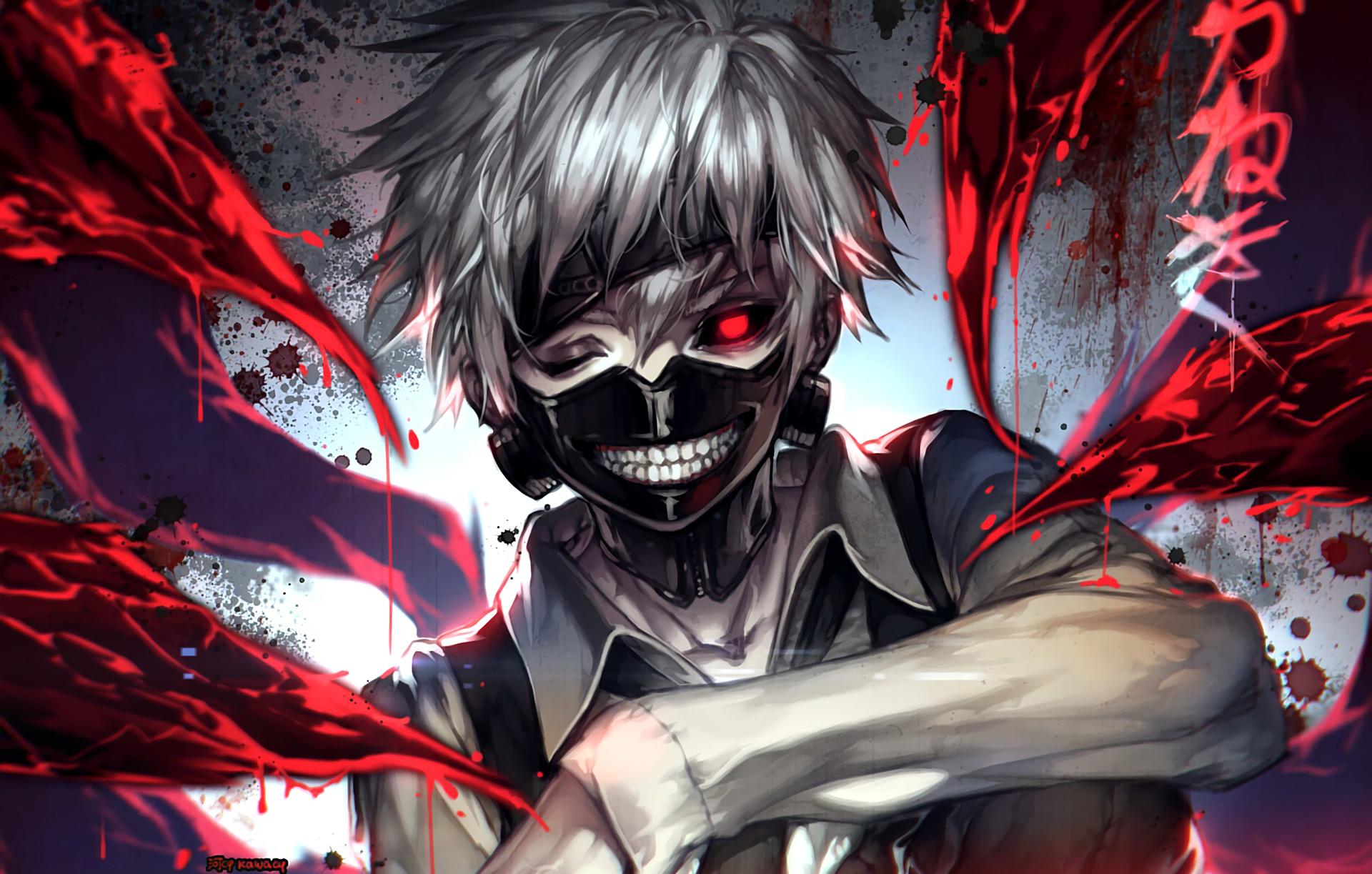 Ken Kaneki Hd Tokyo Ghoul Art Wallpapers