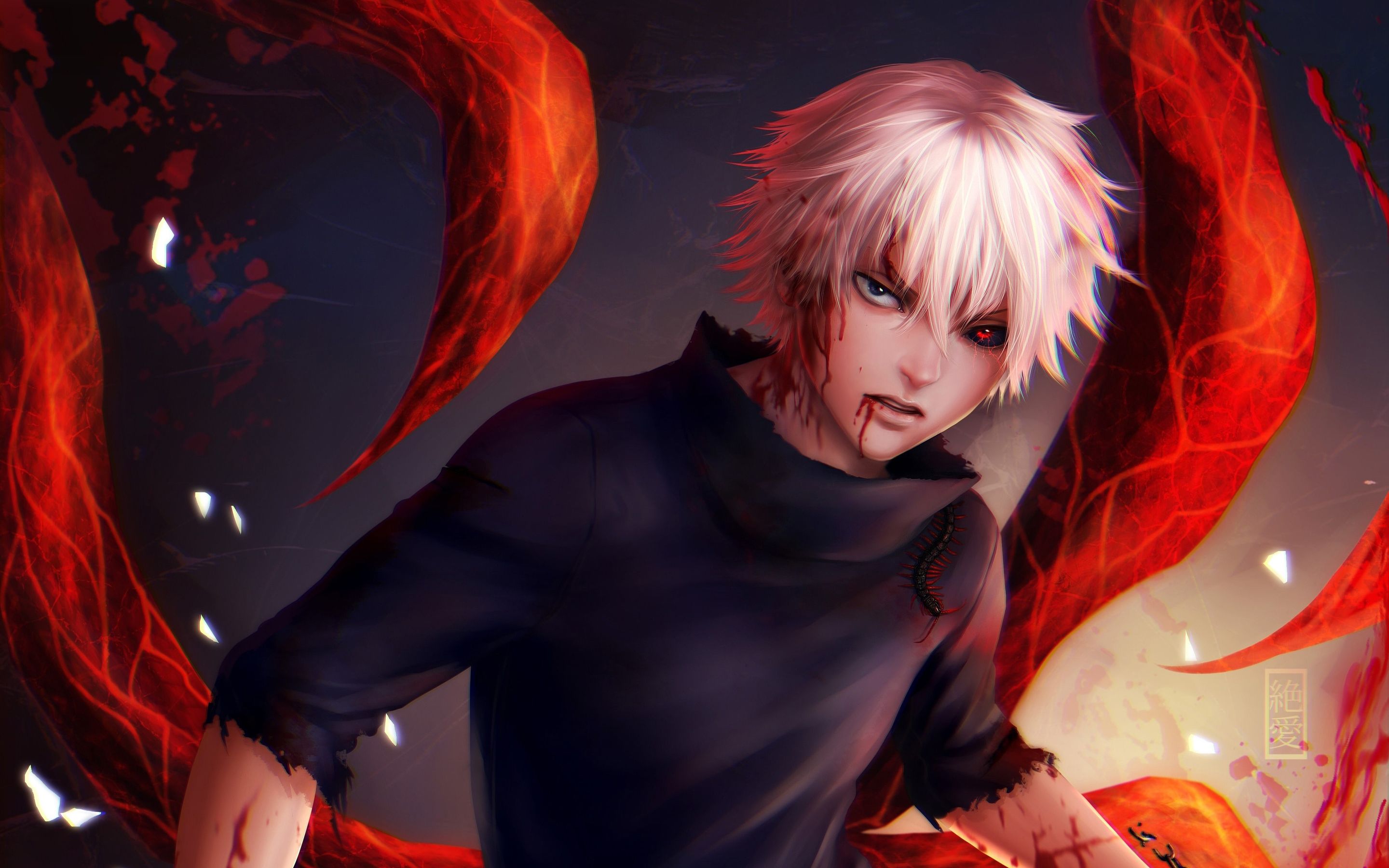 Ken Kaneki Tokyo Ghoul Art Wallpapers