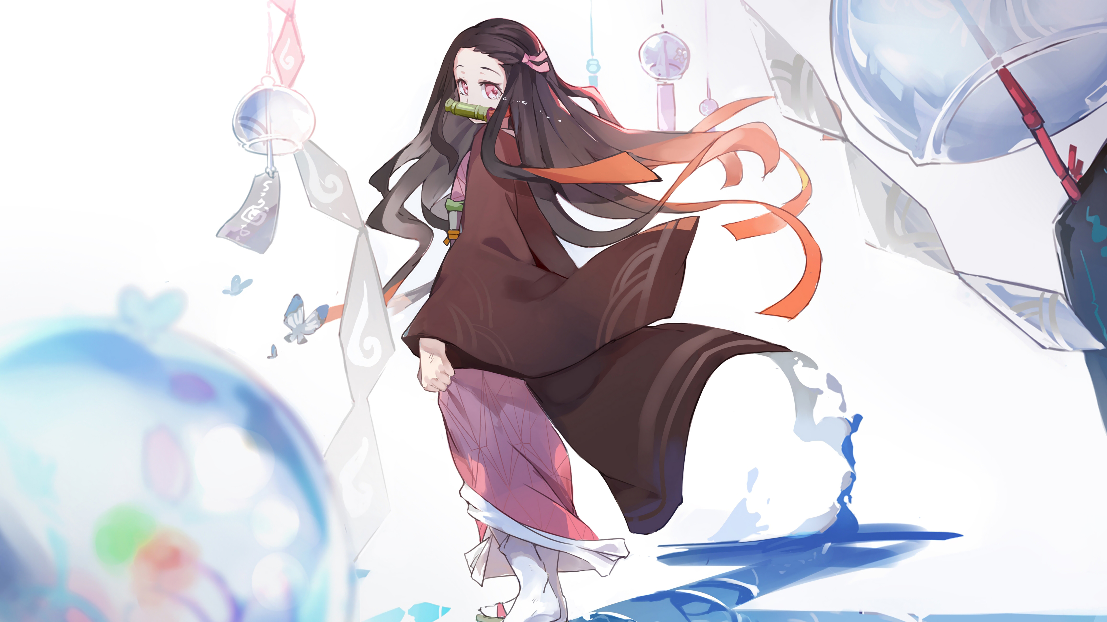 Kimetsu No Yaiba Art Nezuko Kamado Wallpapers