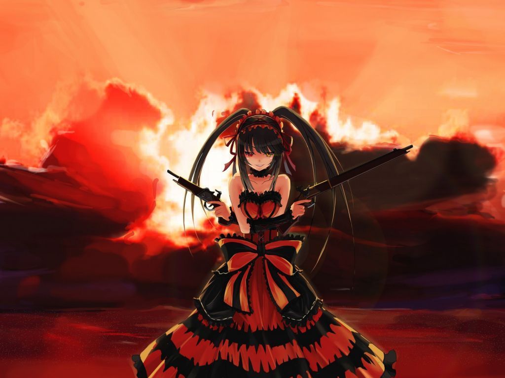 Kurumi Tokisaki Art Wallpapers