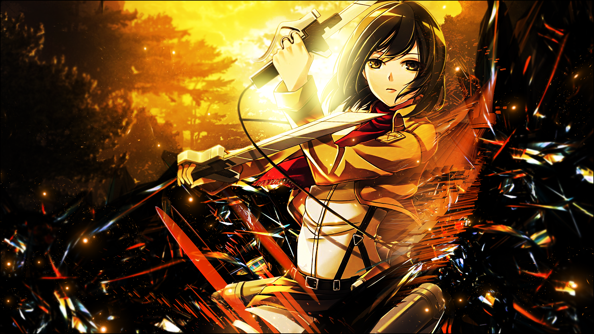 Mikasa Ackerman 5K Wallpapers