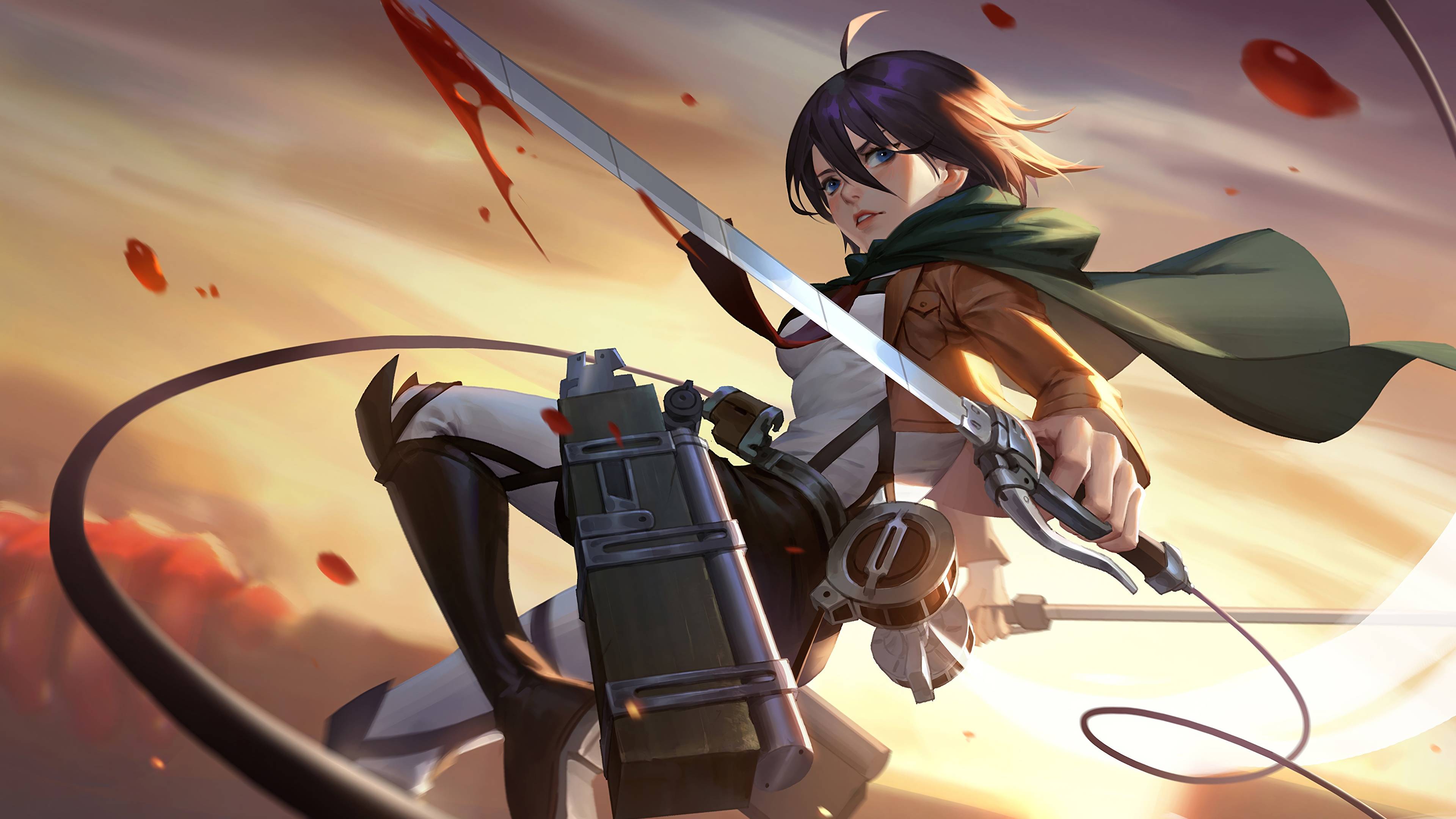 Mikasa Ackerman 5K Wallpapers