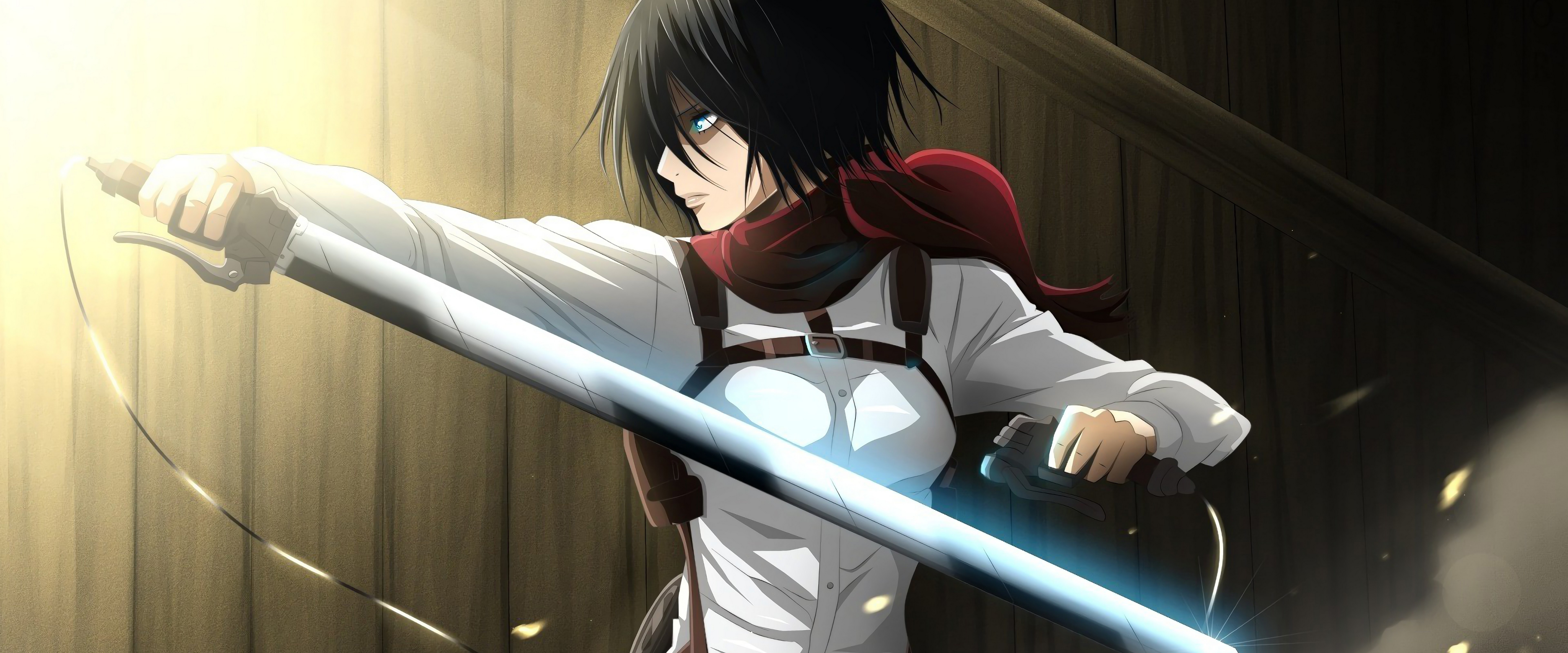 Mikasa Ackerman With Sword Wallpapers