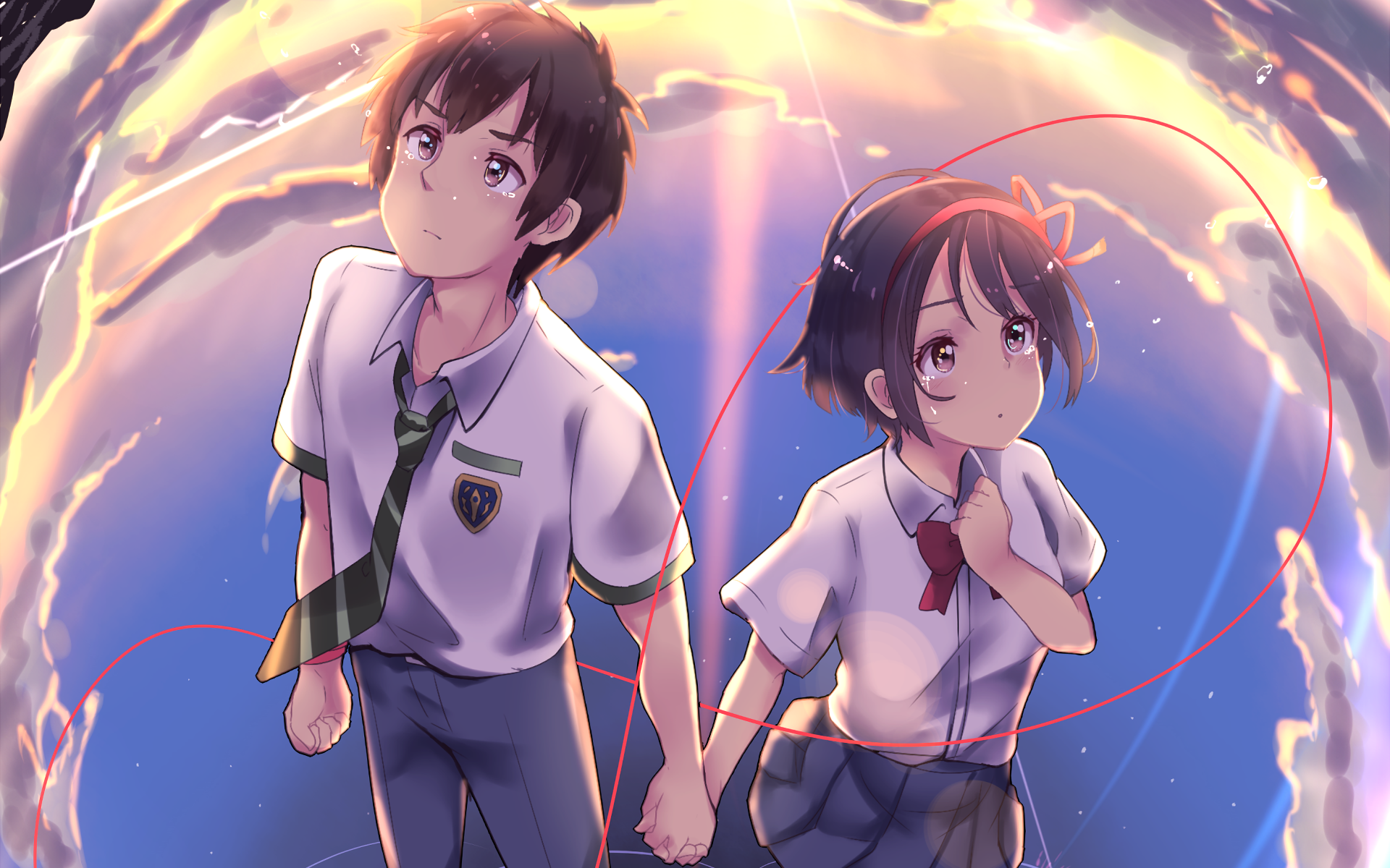 Mitsuha Miyamizu And Taki Tachibana Wallpapers