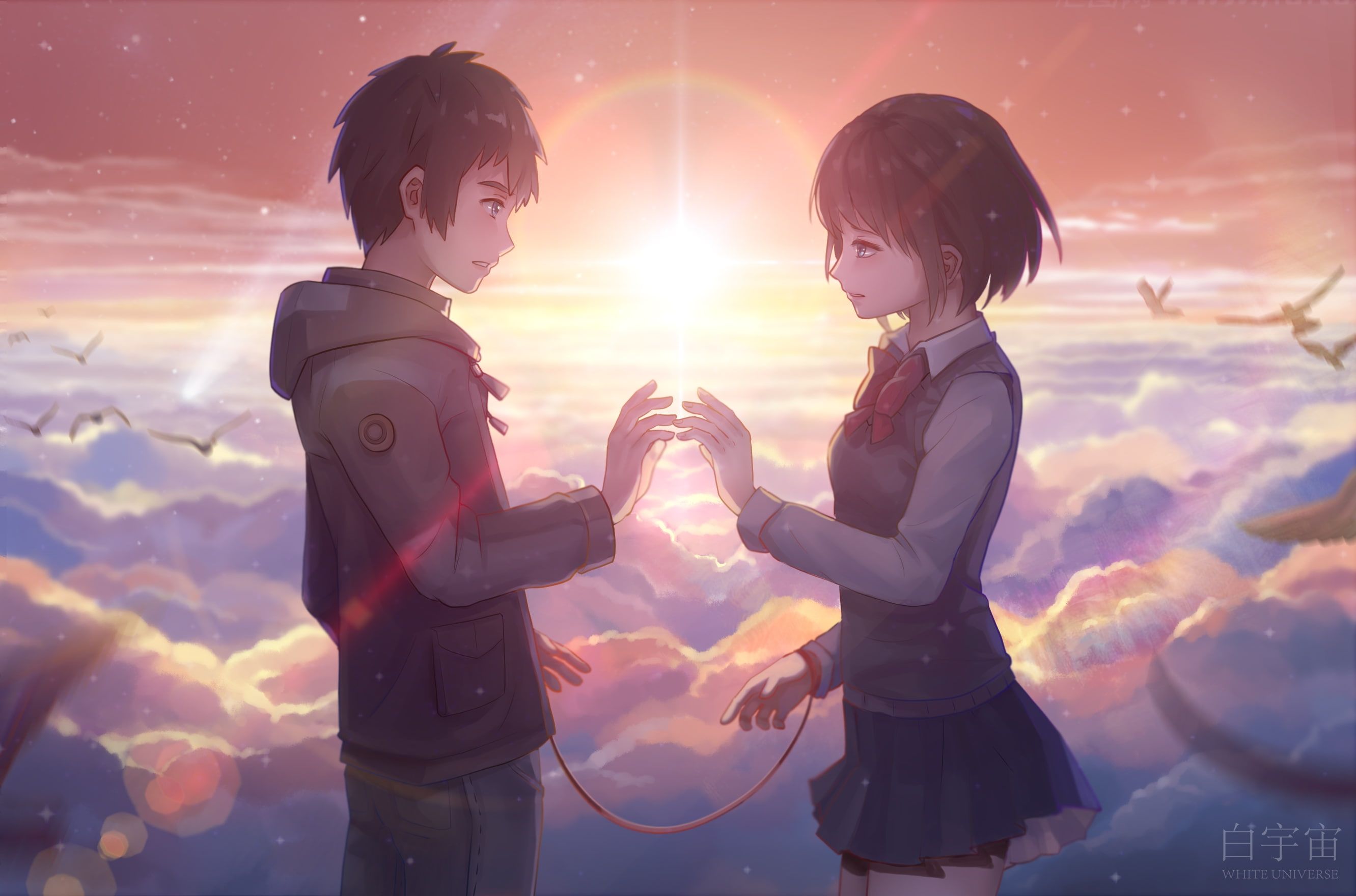 Mitsuha Miyamizu And Taki Tachibana Wallpapers