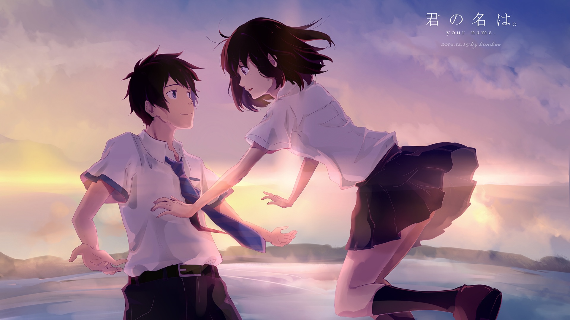 Mitsuha Miyamizu And Taki Tachibana Wallpapers