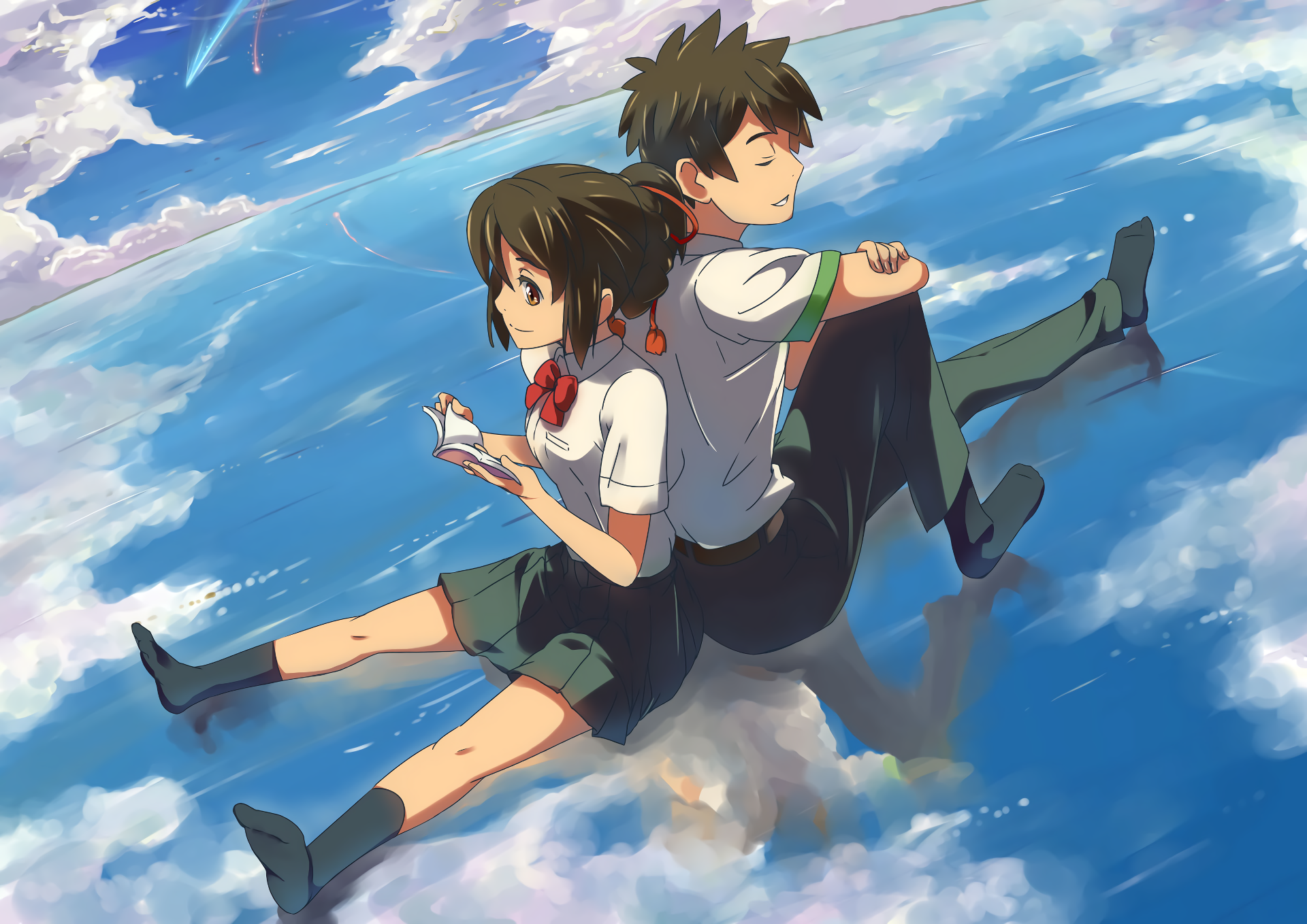 Mitsuha Miyamizu And Taki Tachibana Wallpapers