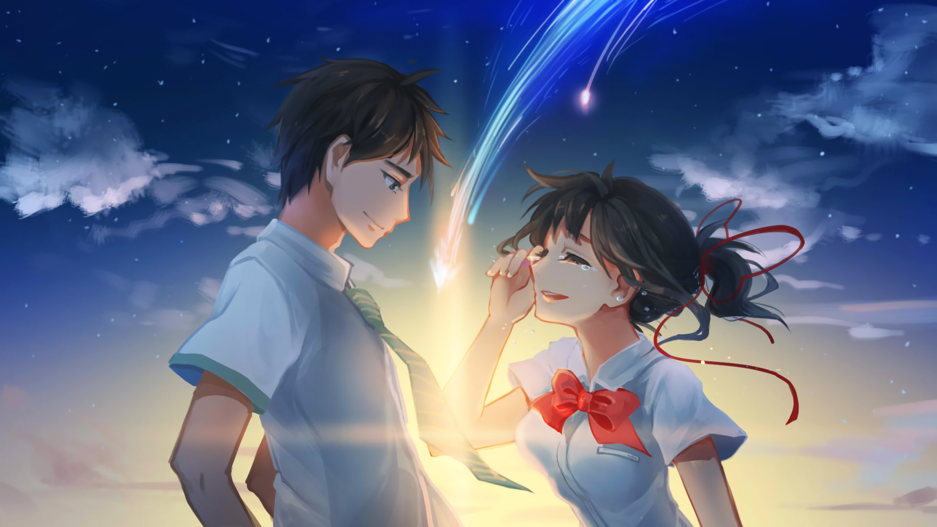 Mitsuha Miyamizu And Taki Tachibana Wallpapers