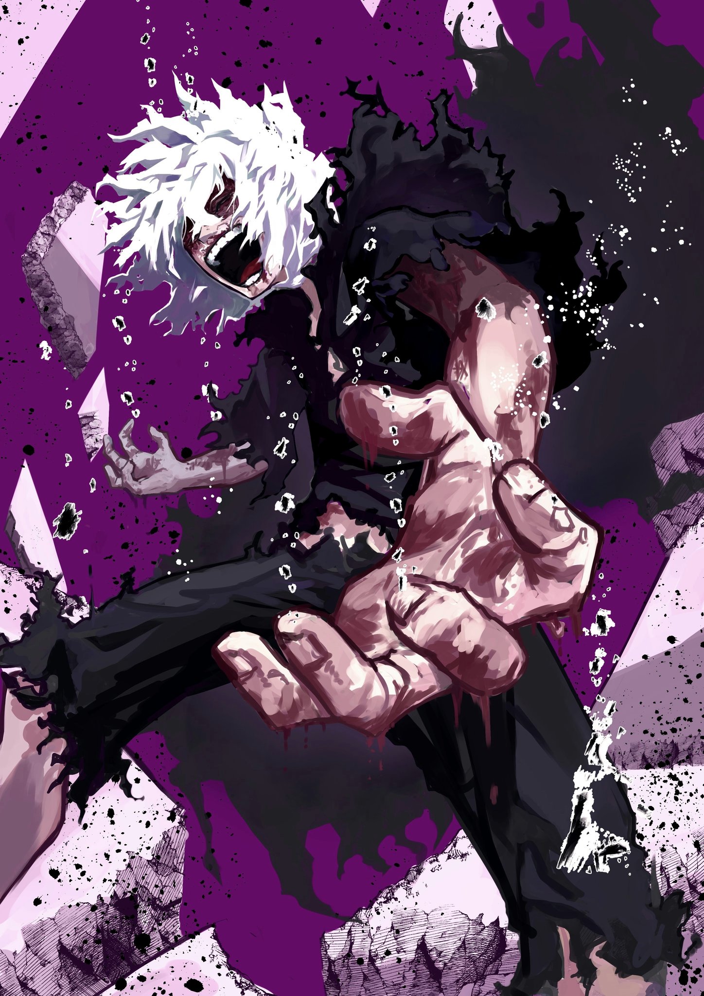 My Hero Academia 4K Tomura Shigaraki Art Wallpapers