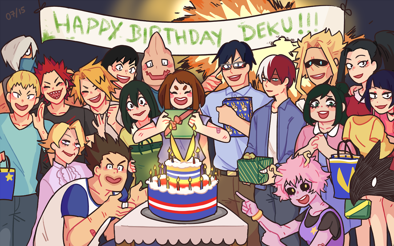 My Hero Academia Birthday Wallpapers