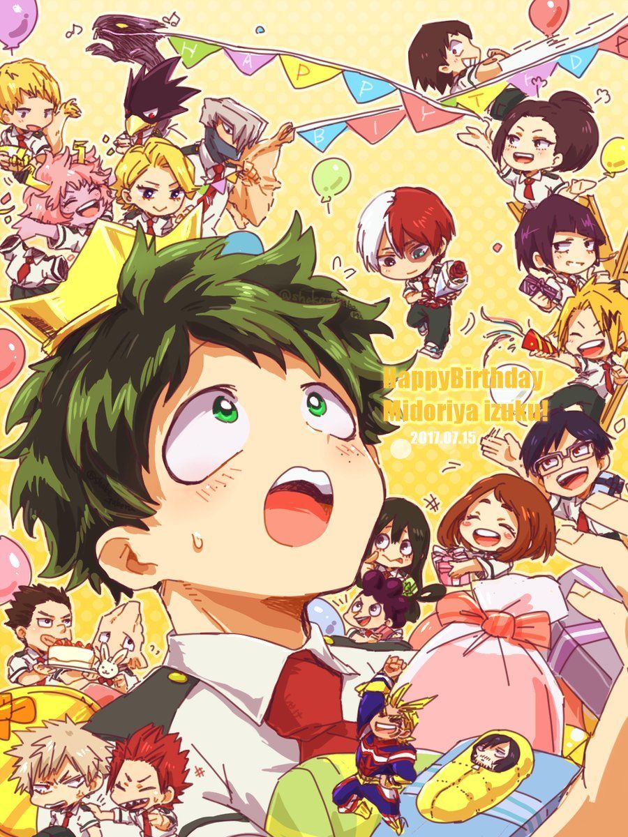 My Hero Academia Birthday Wallpapers