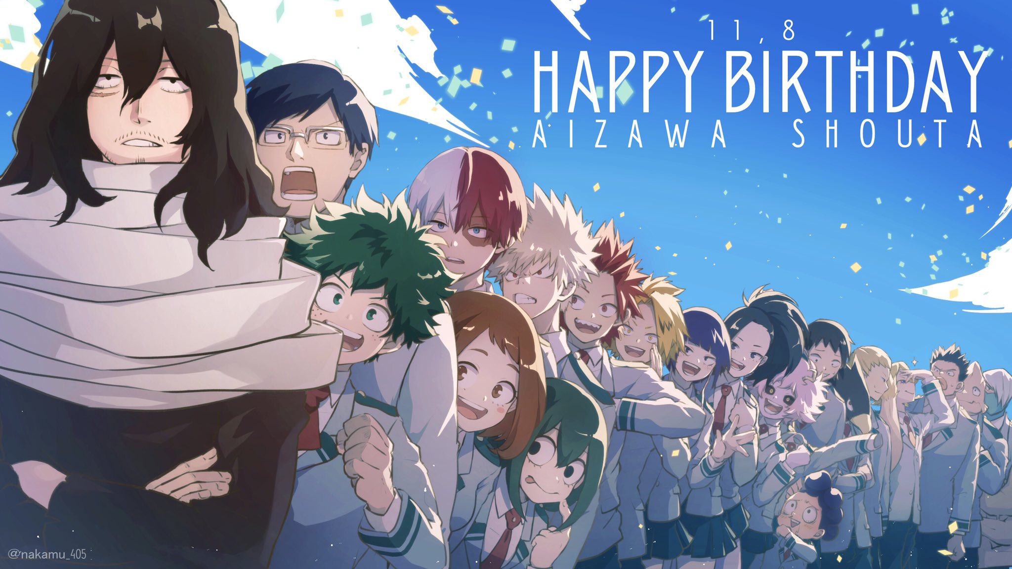 My Hero Academia Birthday Wallpapers