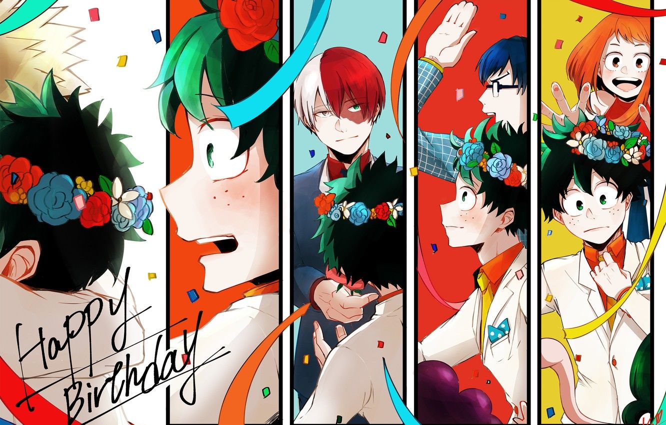 My Hero Academia Birthday Wallpapers