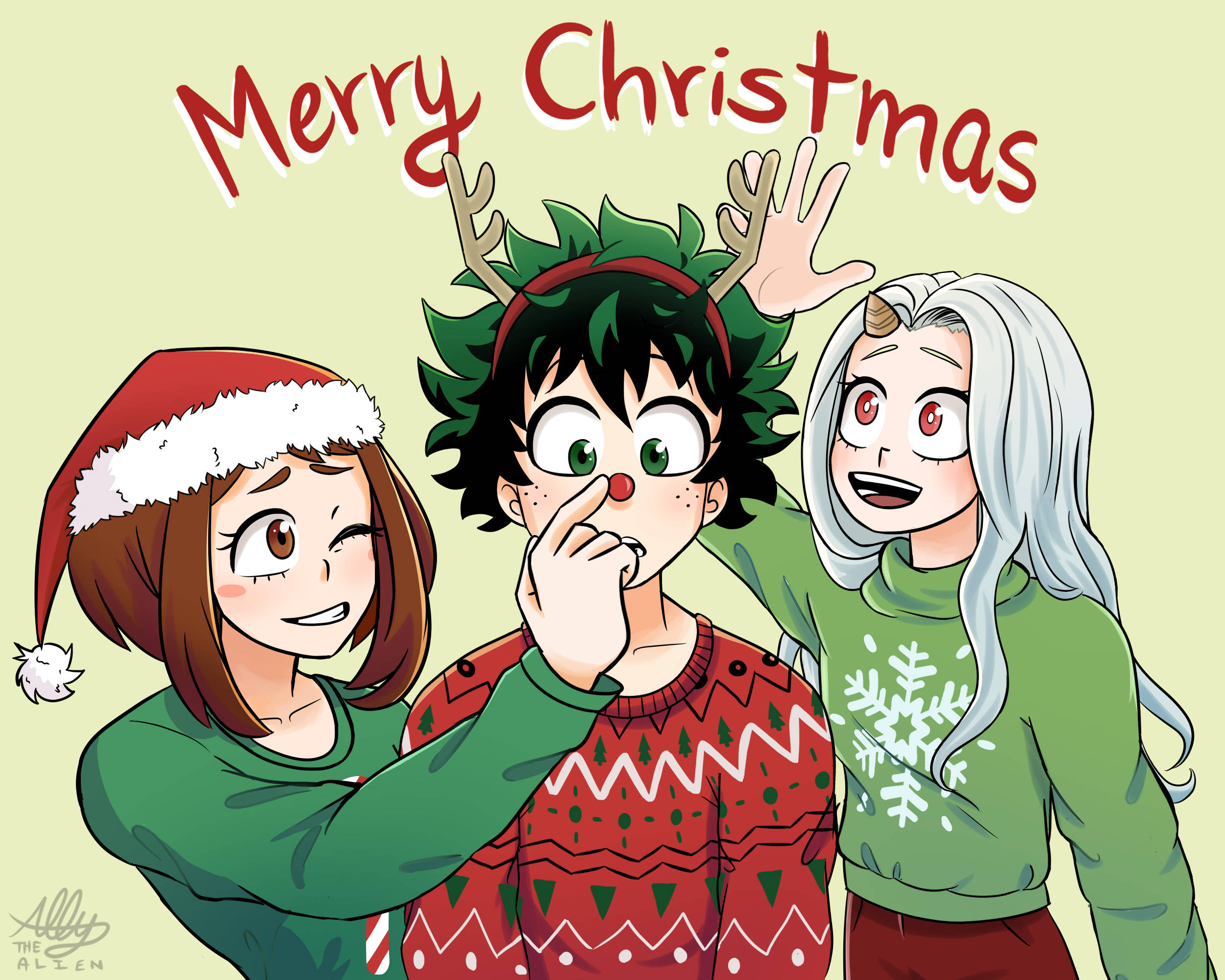 My Hero Academia Christmas Wallpapers