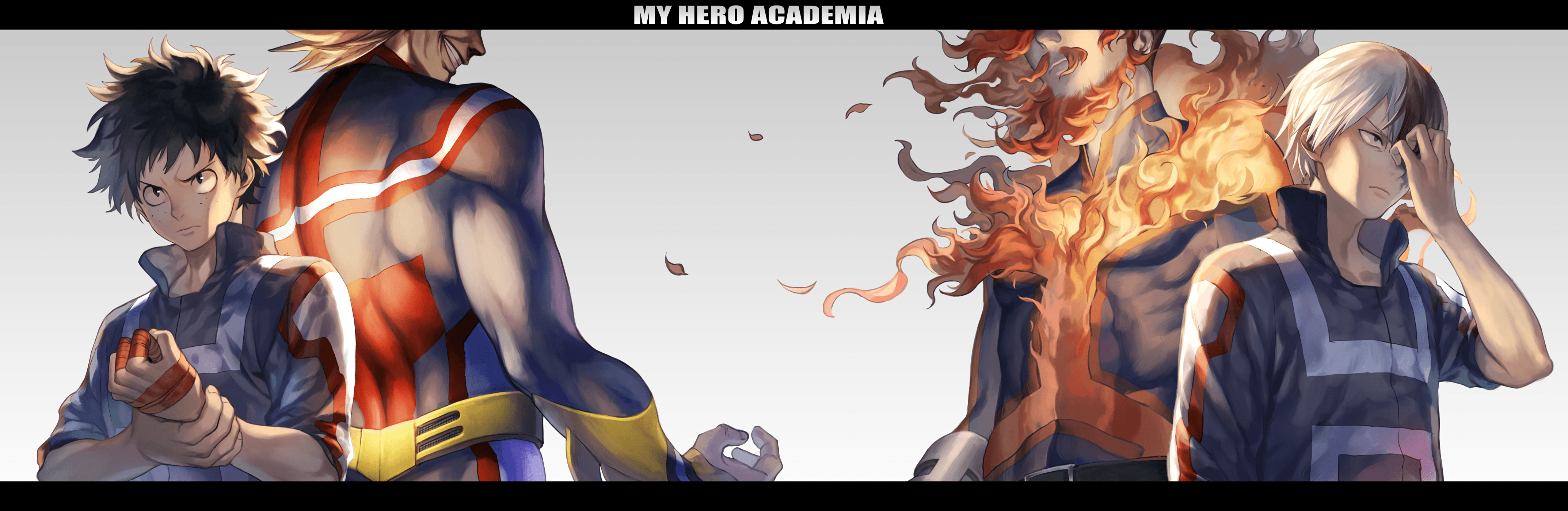 My Hero Academia Deku X Bakugou X Todoroki Wallpapers