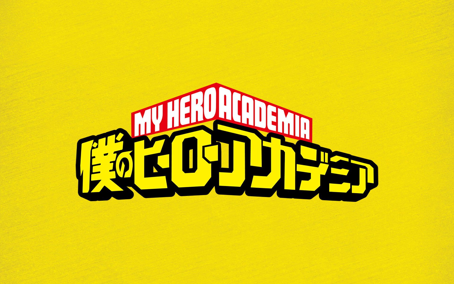 My Hero Academia Logo Wallpapers