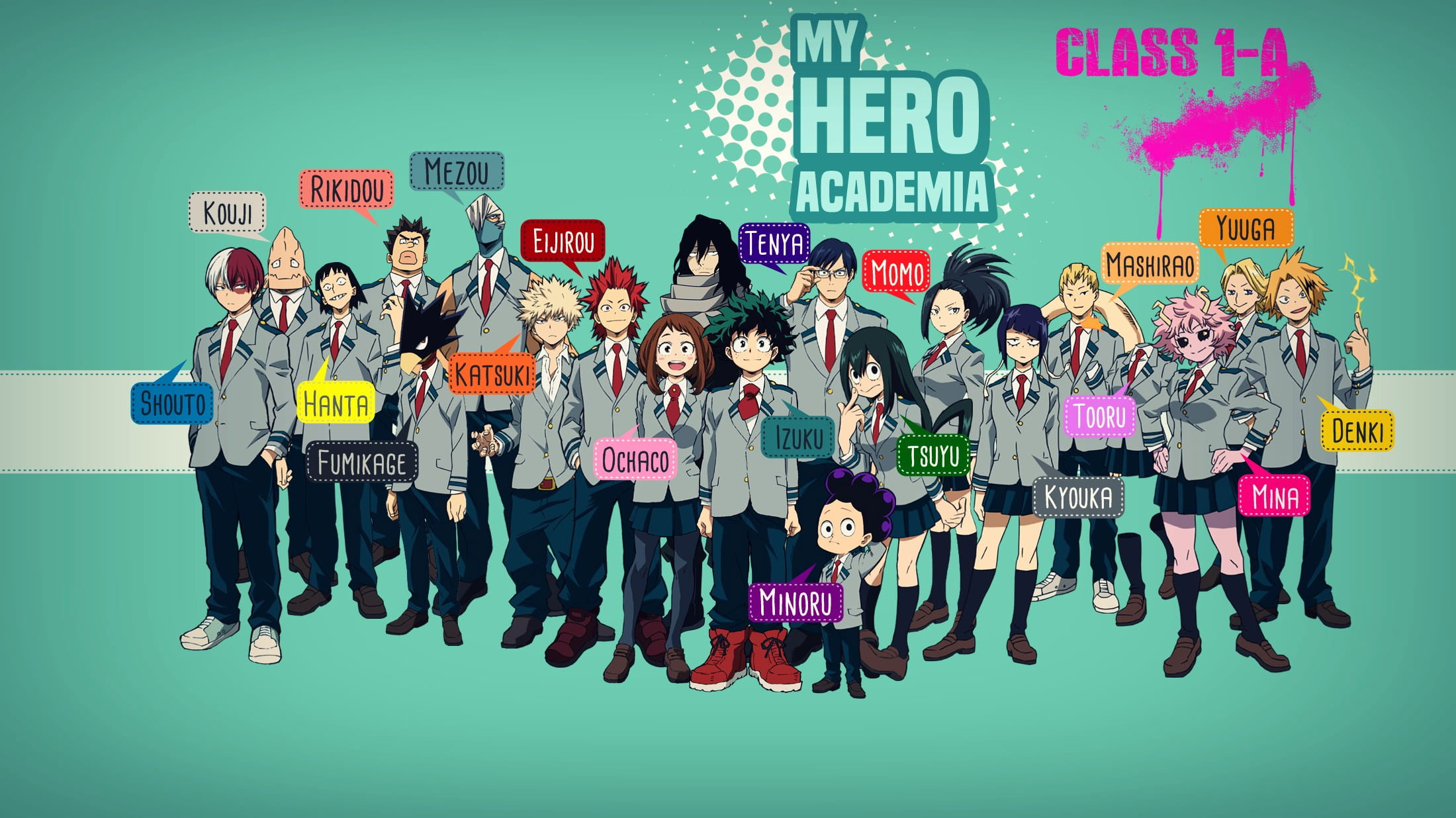 My Hero Academia Logo Wallpapers