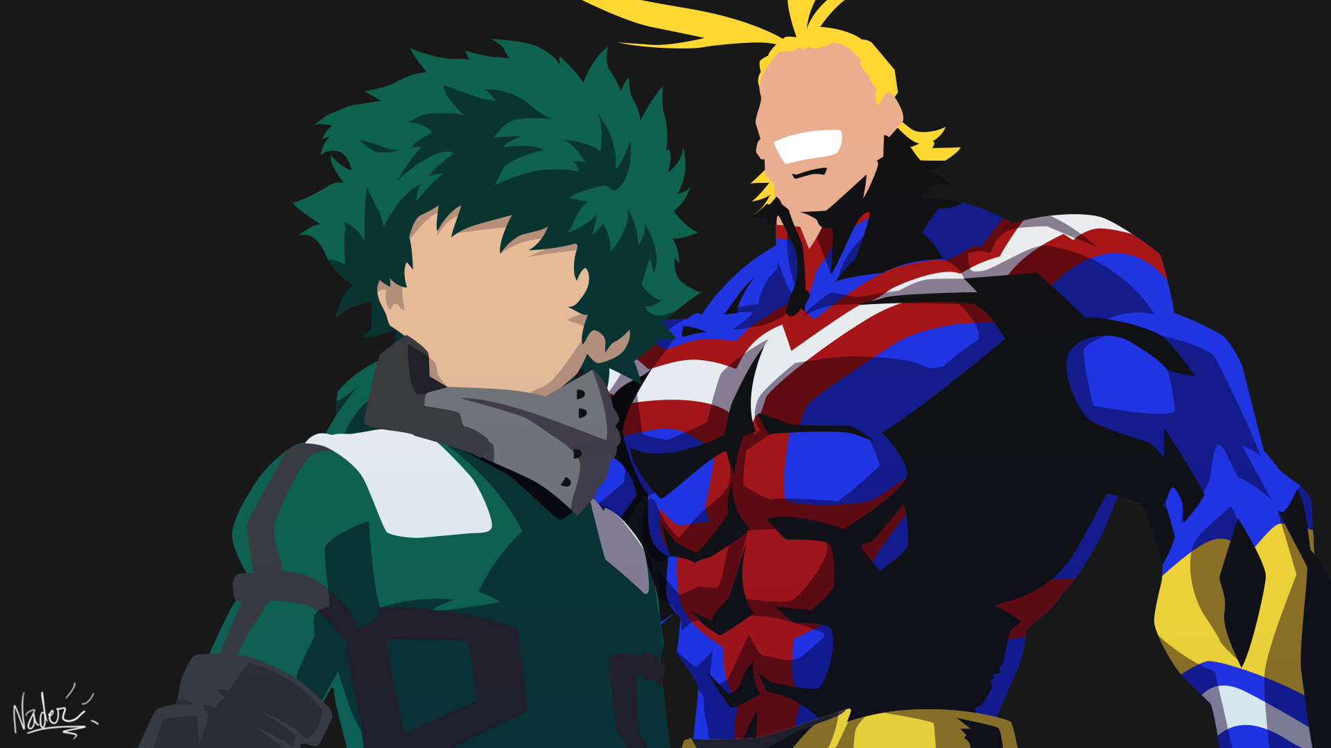 My Hero Academia Minimalist Wallpapers