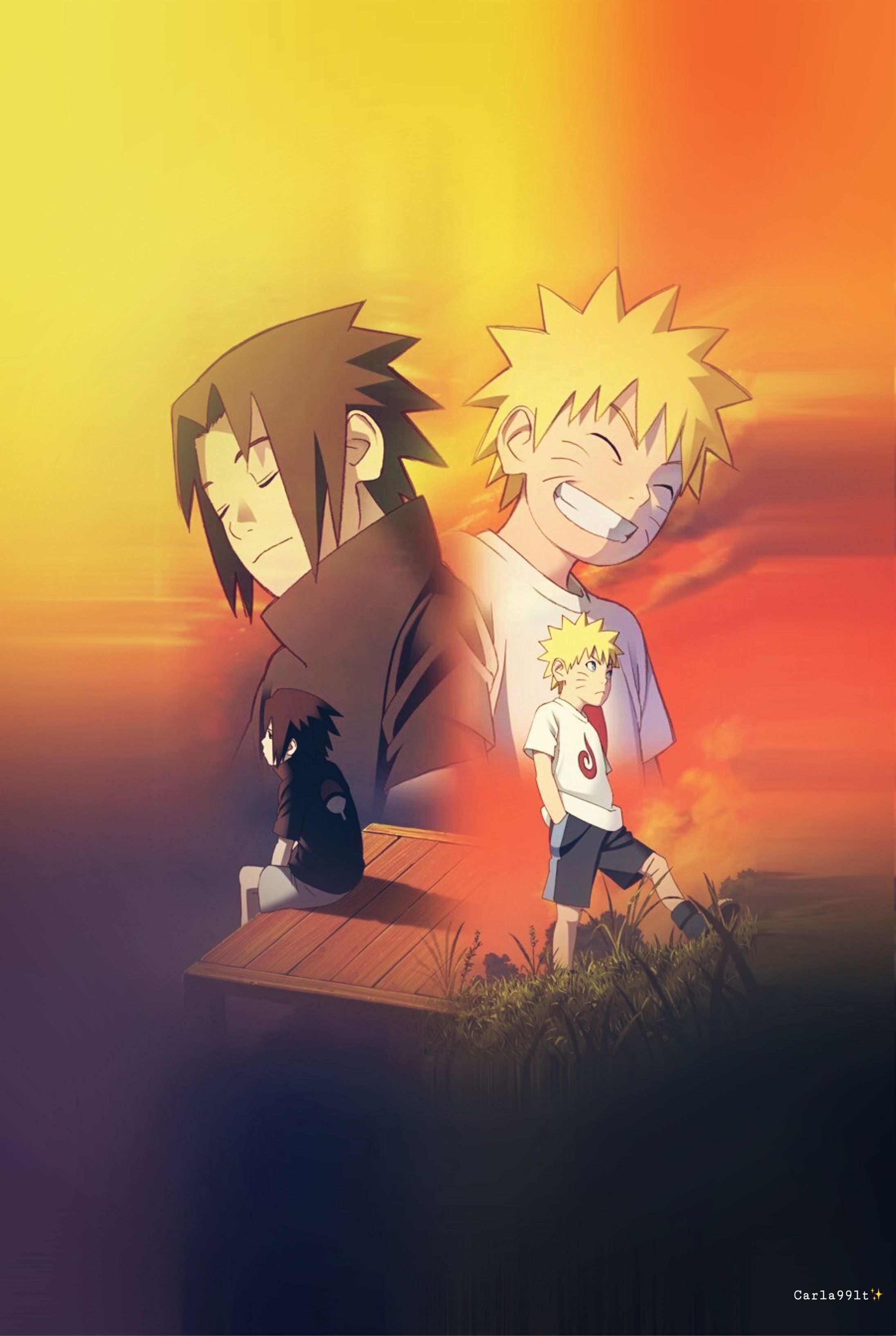 Naruto And Sasuke Kids Wallpapers