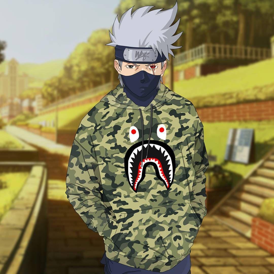 Naruto Bape Supreme Wallpapers