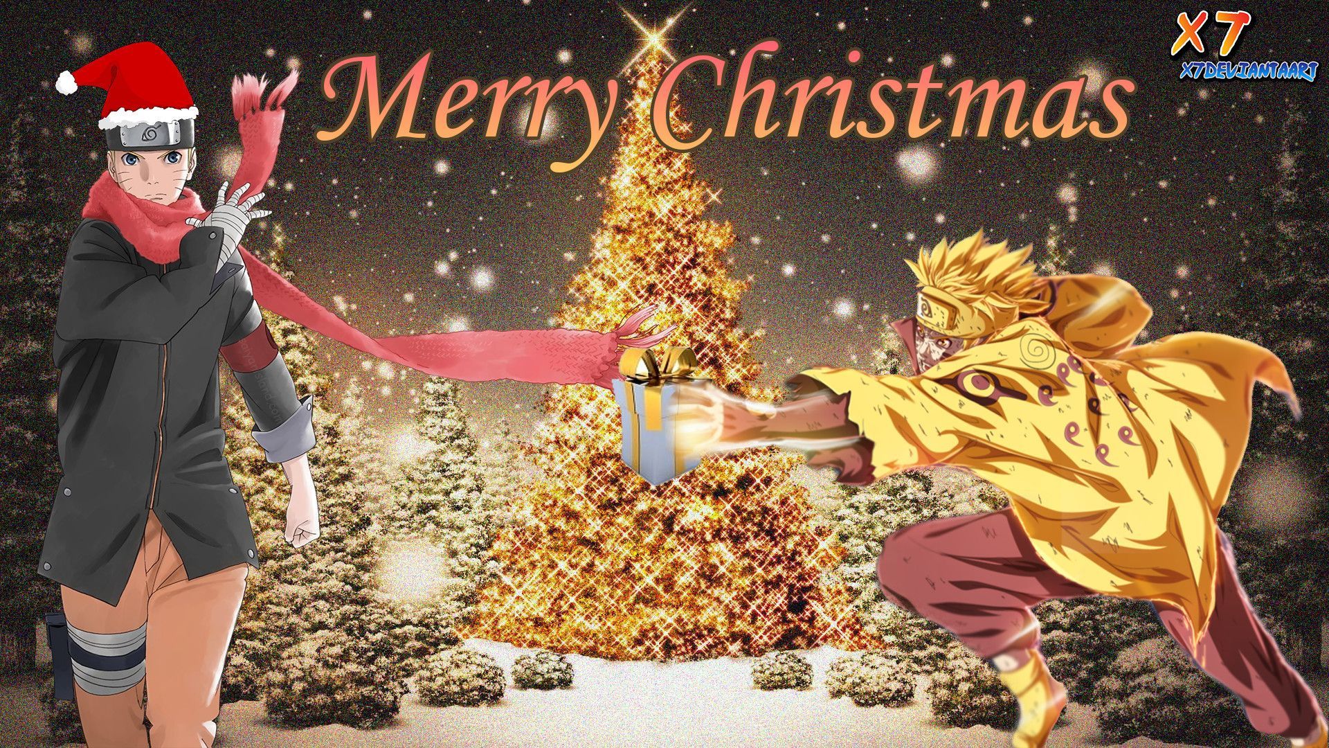 Naruto Christmas Wallpapers