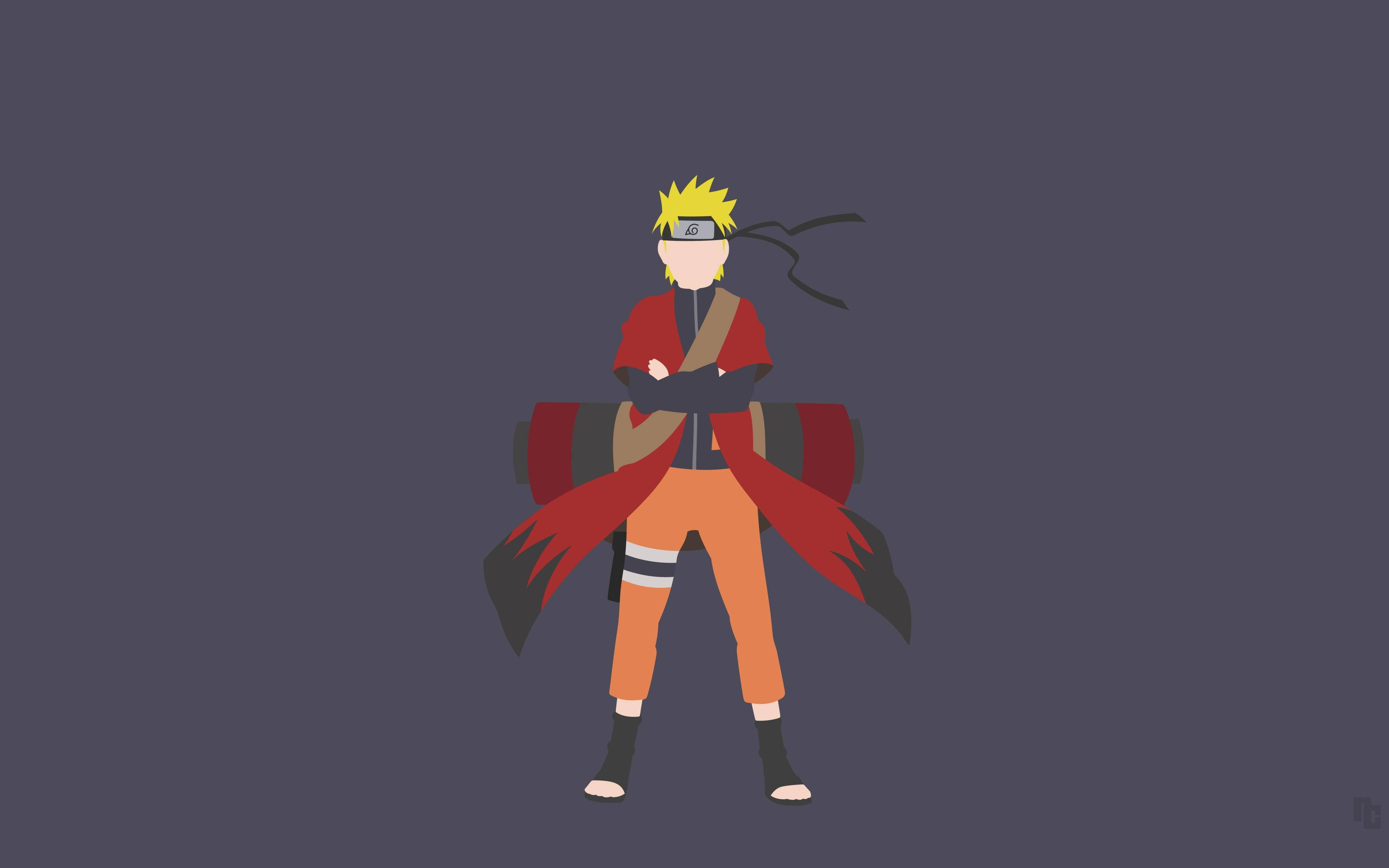 Naruto Desktop 4K Purple Wallpapers