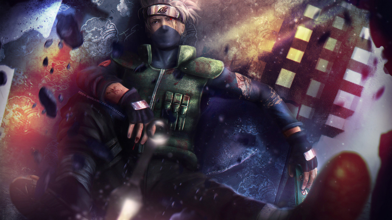 Naruto Kakashi Hd 1366X768 Wallpapers