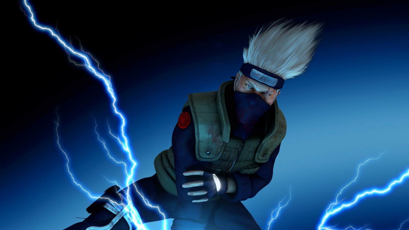 Naruto Kakashi Hd 1366X768 Wallpapers