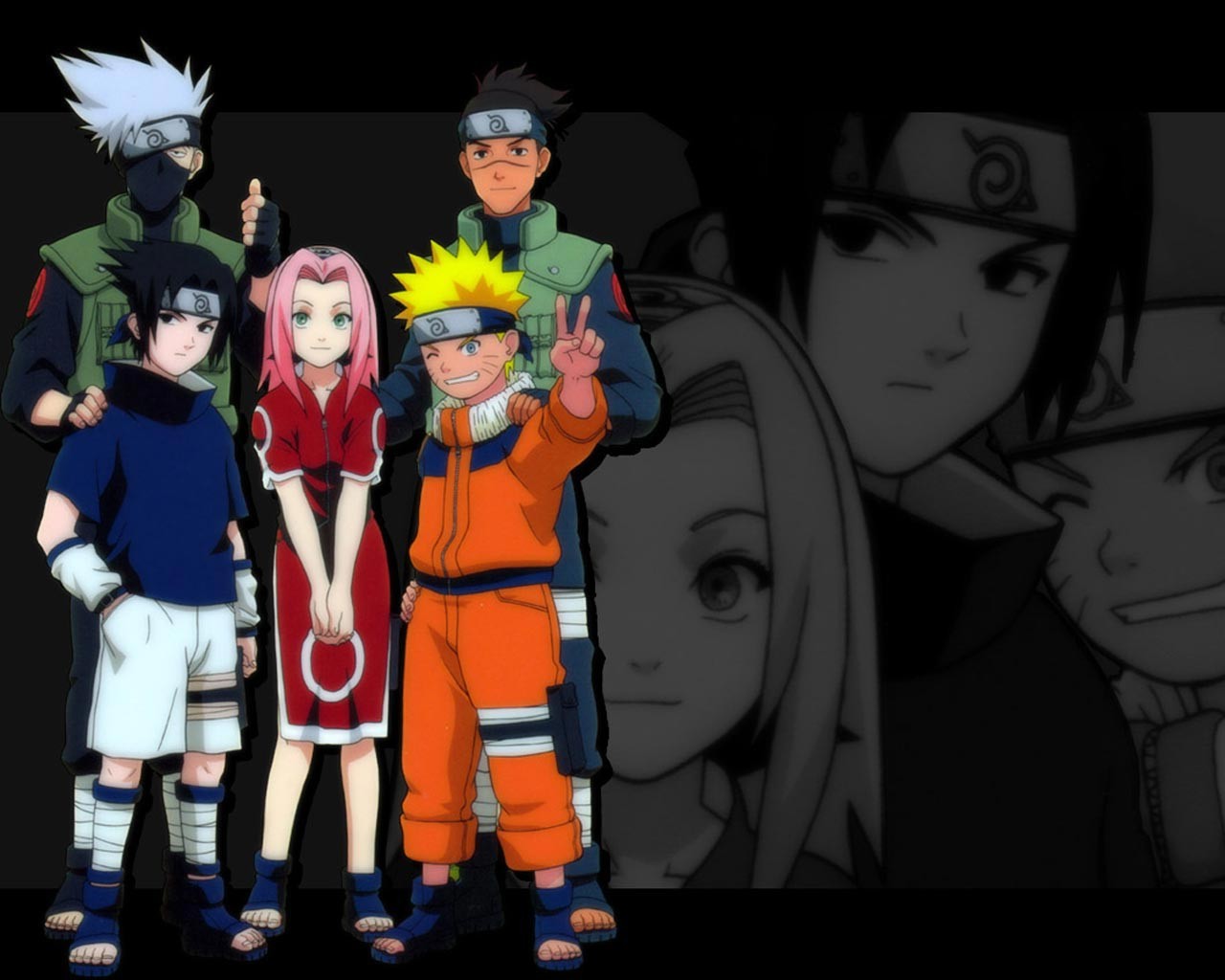 Naruto Sakura Sasuke Kakashi Wallpapers