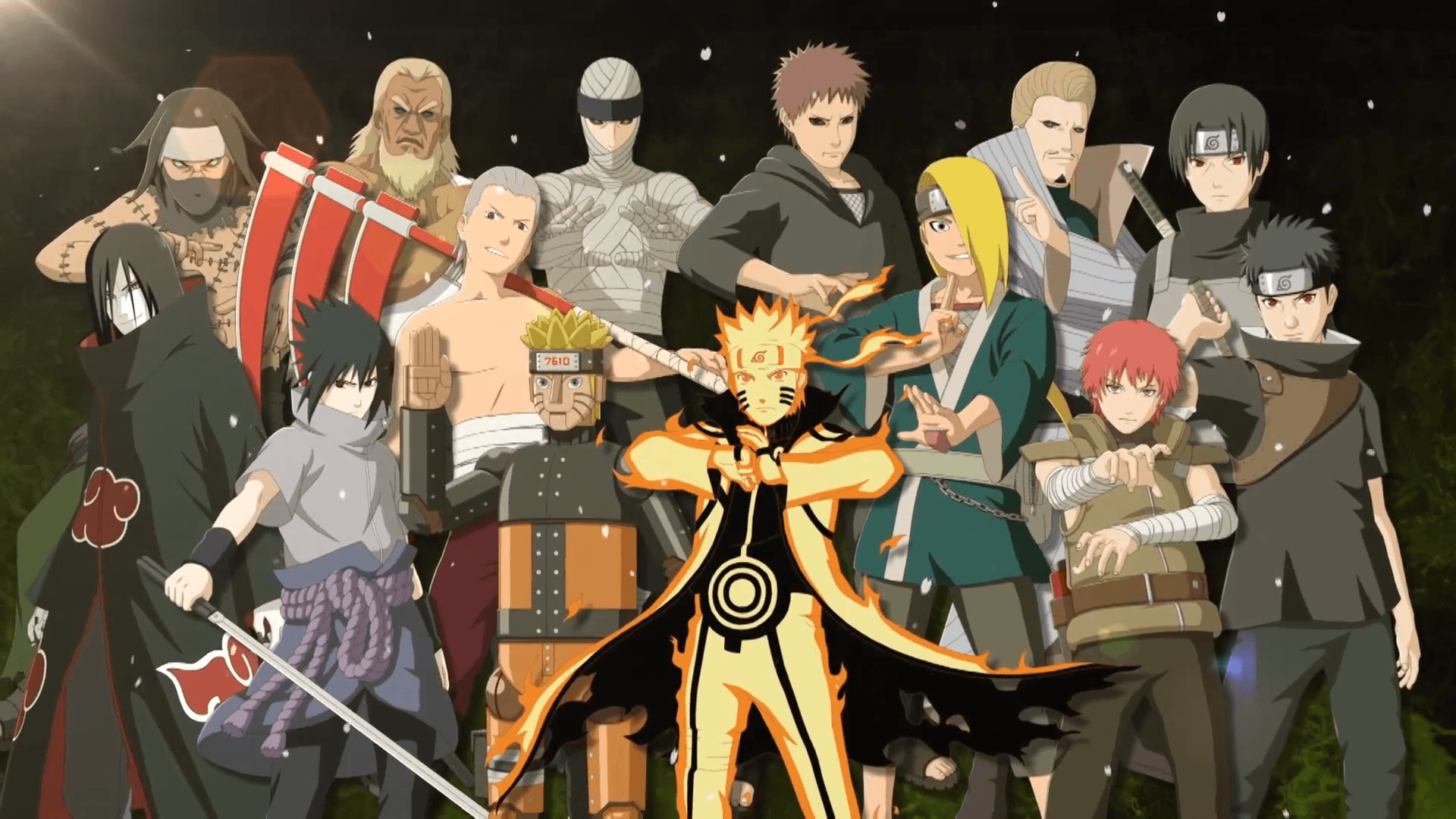 Naruto Shippuden All Characters Wallpapers on Ewallpapers