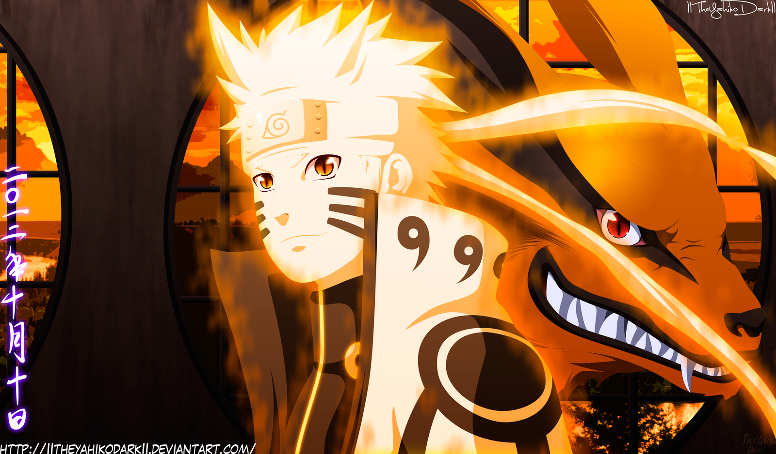 Naruto Uzumaki Orange Eyes Wallpapers