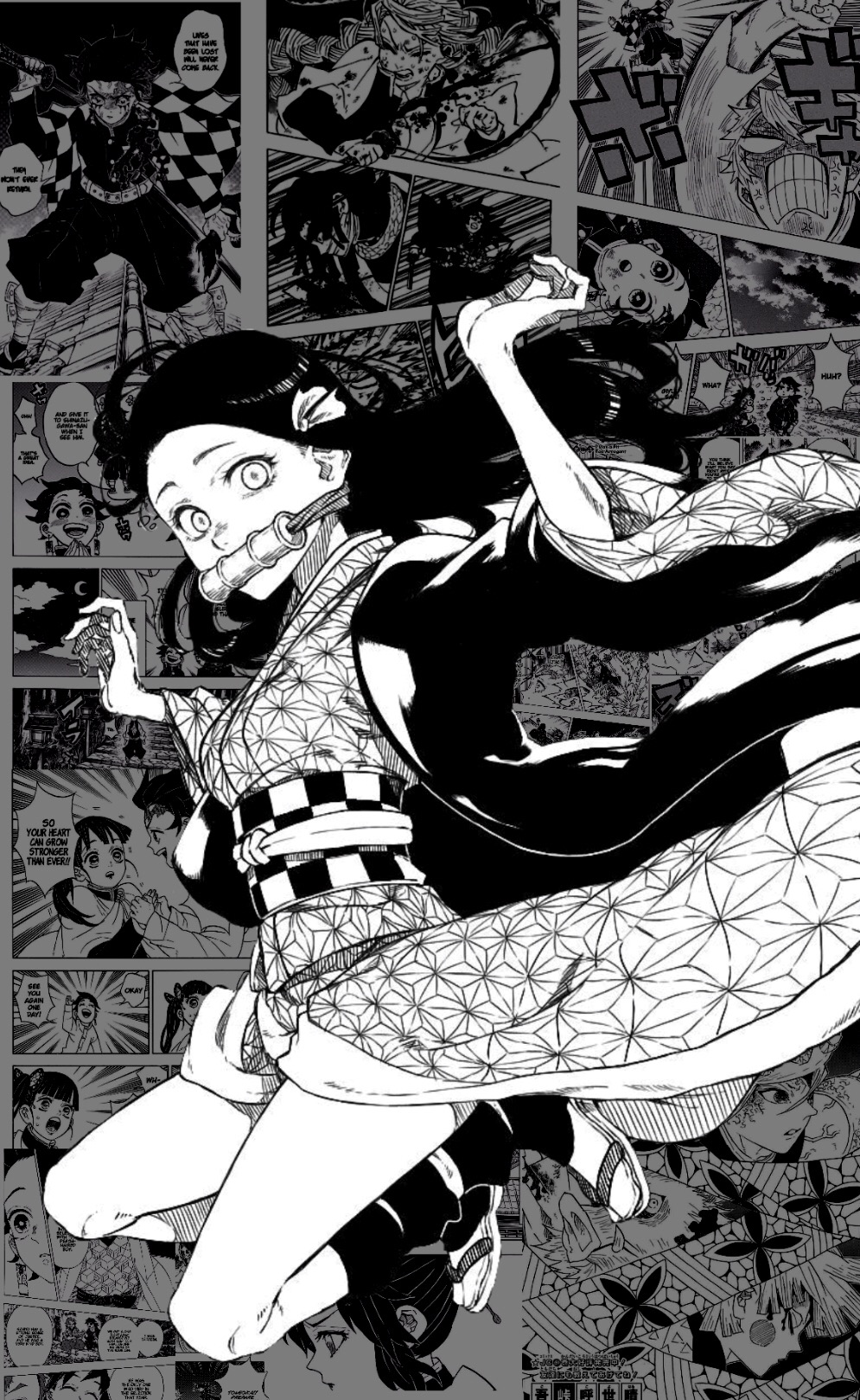 Nezuko And Tanjirou Manga Wallpapers